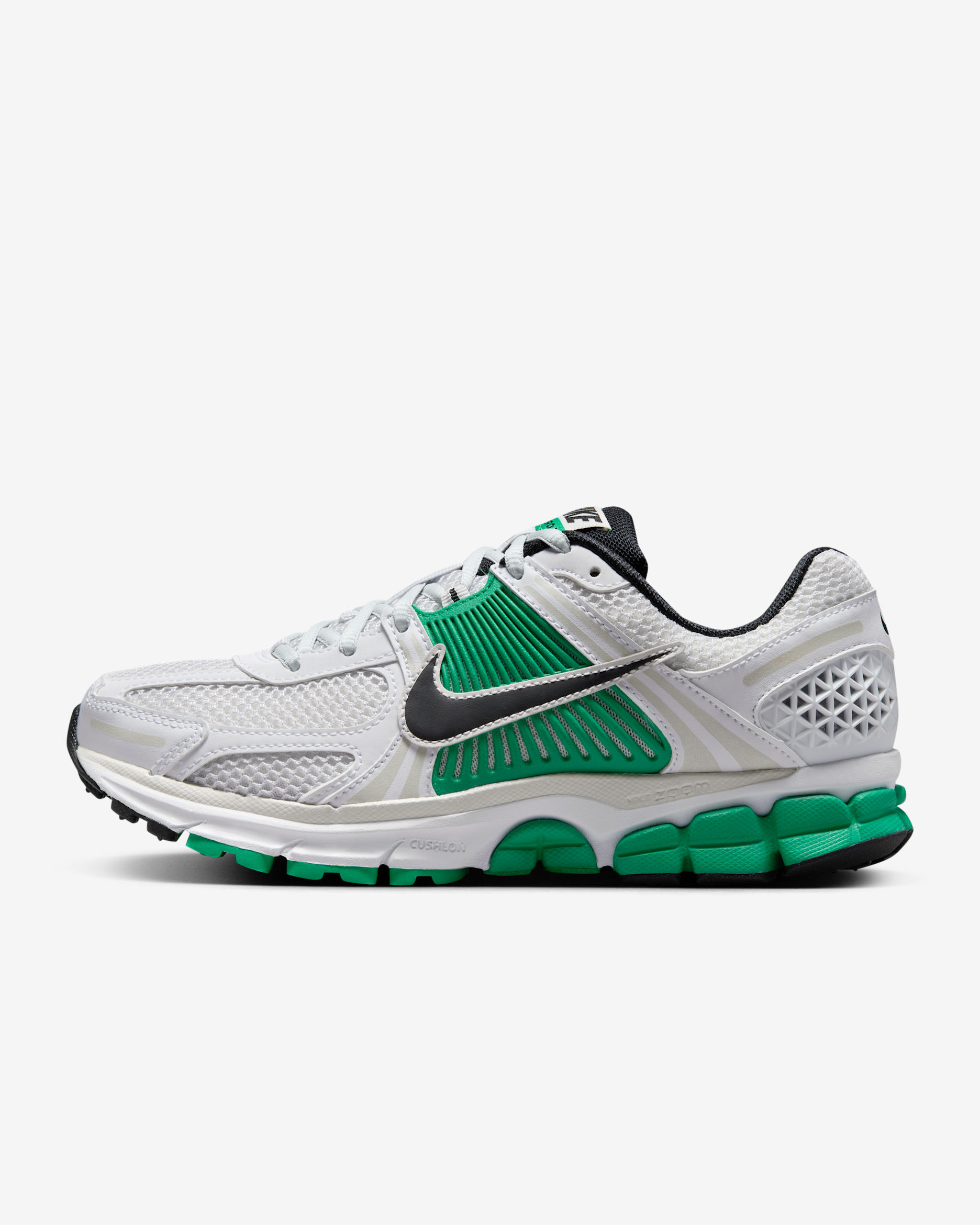 Nike Zoom Vomero 5 Women's Shoes with Reflective Accents - White/Stadium Green/Platinum Tint/Black