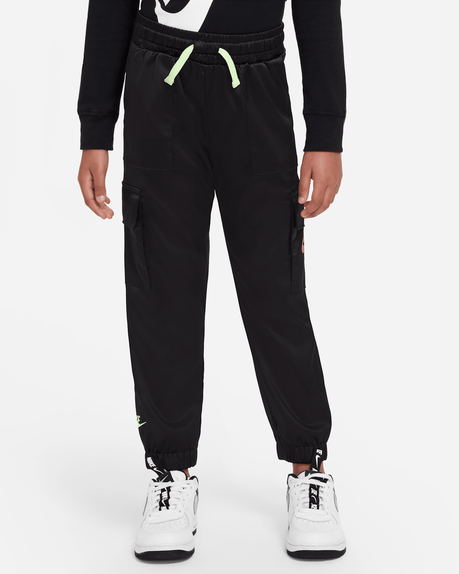 Nike Little Kids' Glowtime Utility Joggers - Black