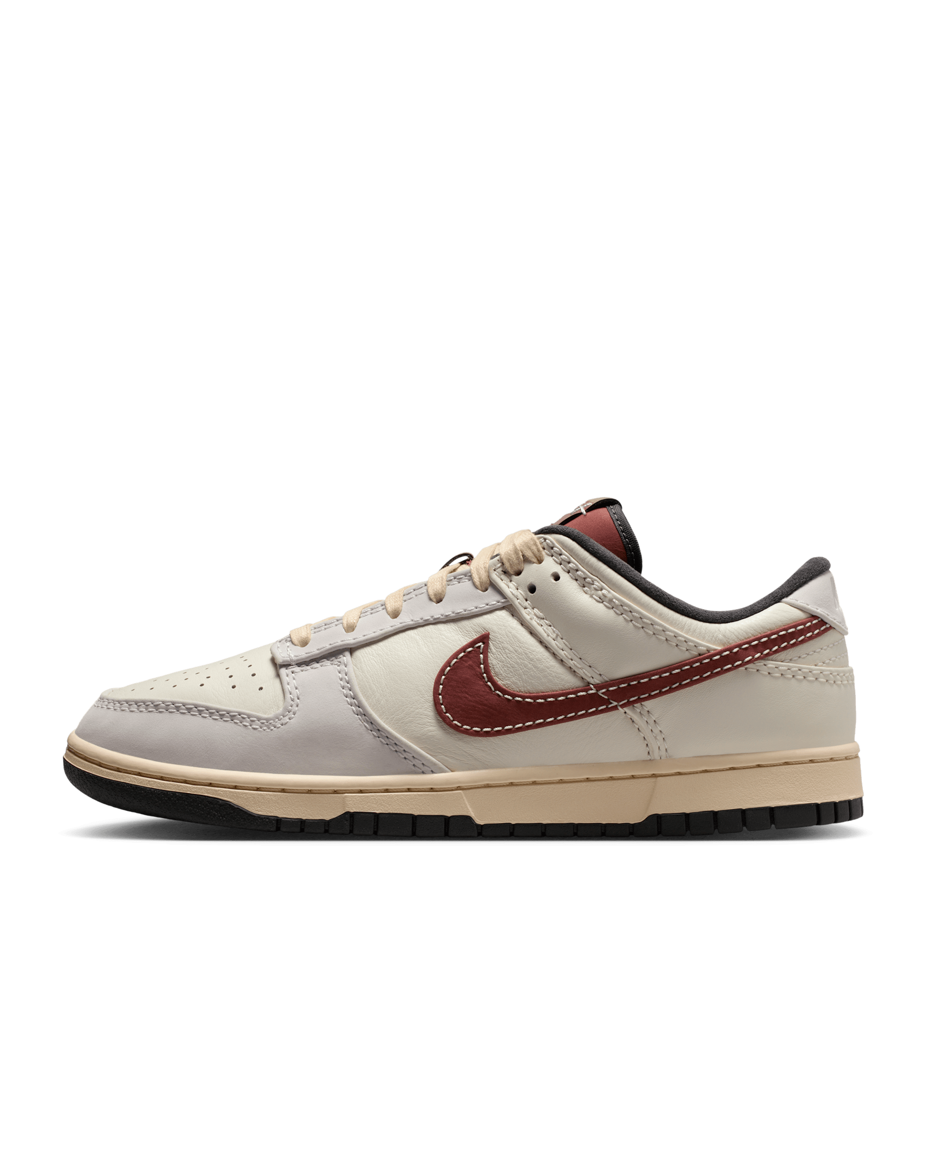 Nike Dunk Low Men's Shoes - Dark Pony/Pearl White/Dark Smoke Grey/Soft Pearl