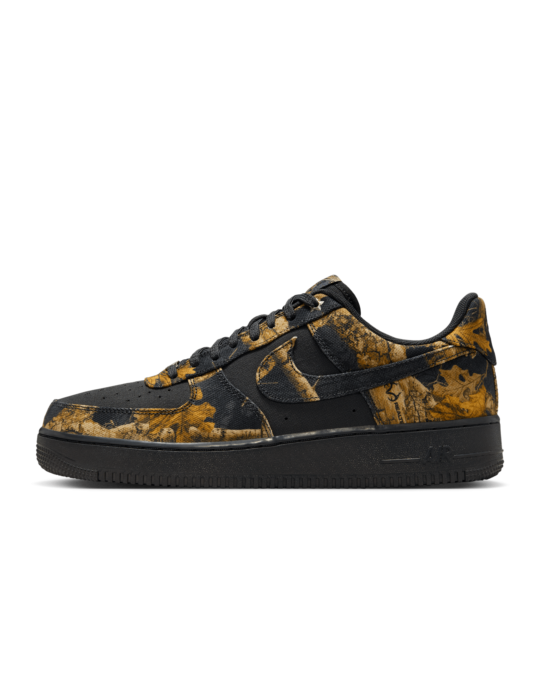Air Force 1 '07 RealTree Men's Shoes - Off Noir/Multi-Color/Gum Yellow/Multi-Color