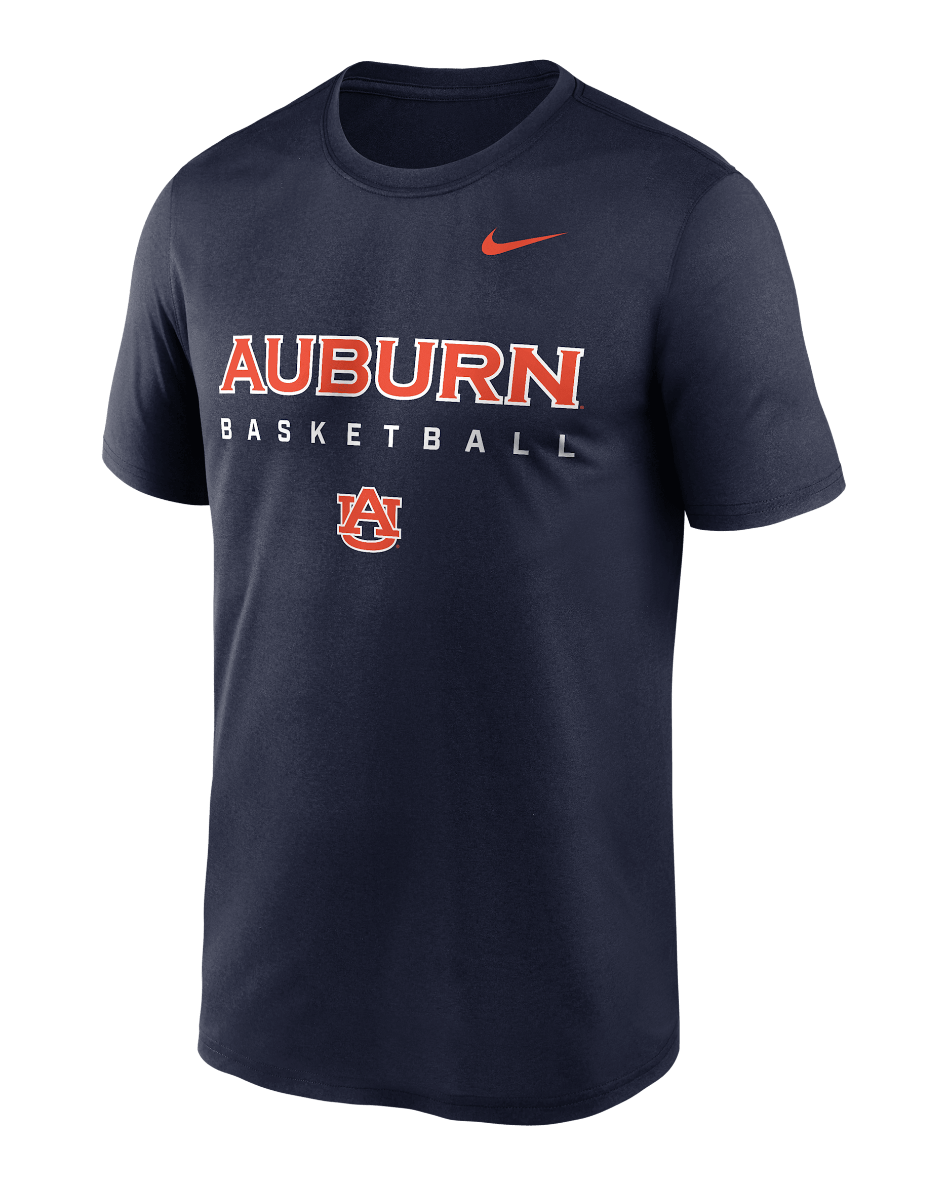Auburn Courtside Basketball Legend Men's Nike Dri-FIT College T-Shirt - Navy