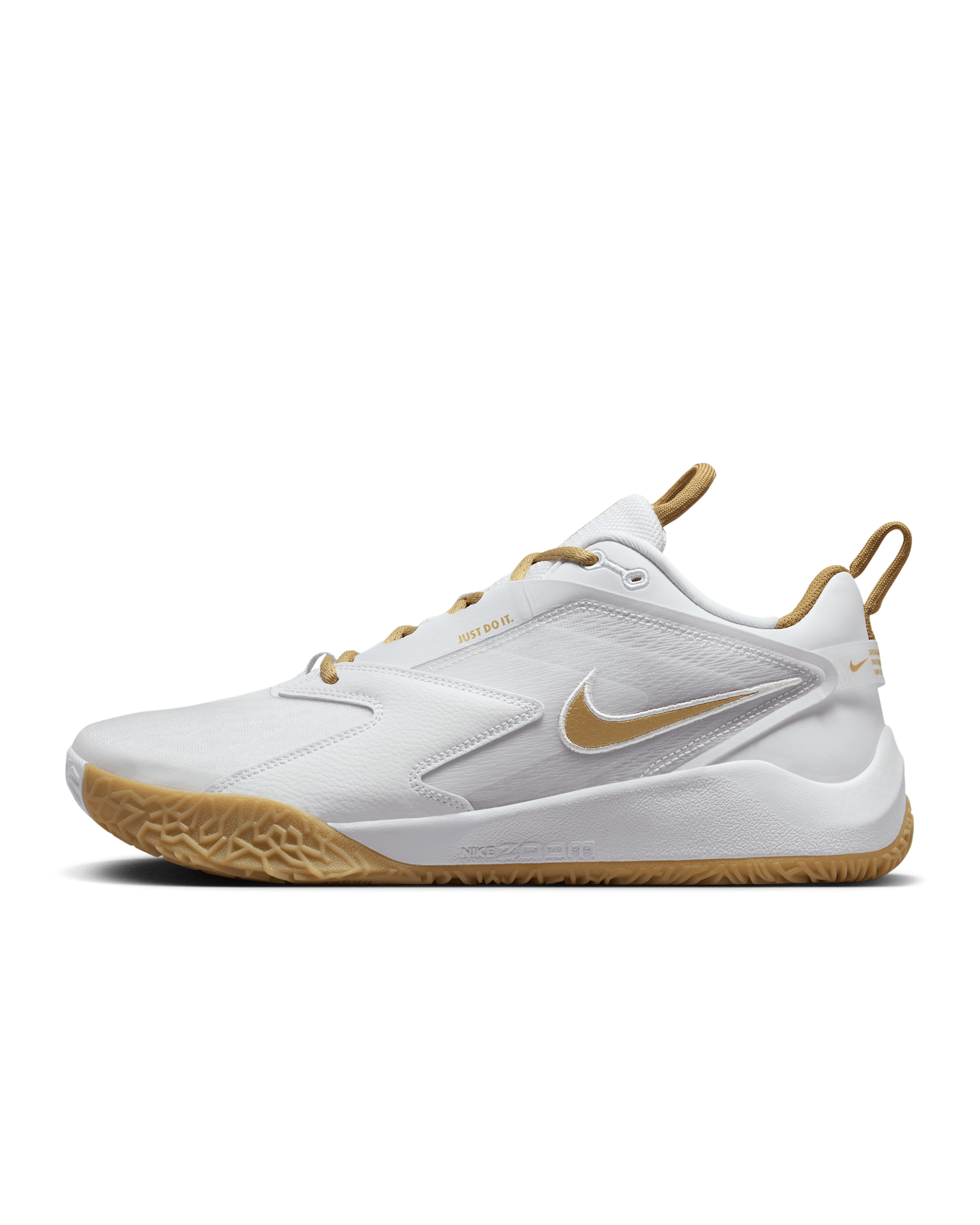 Tenis de vóleibol Nike HyperAce 3 - Blanco/Polvo fotón/Oro metalizado