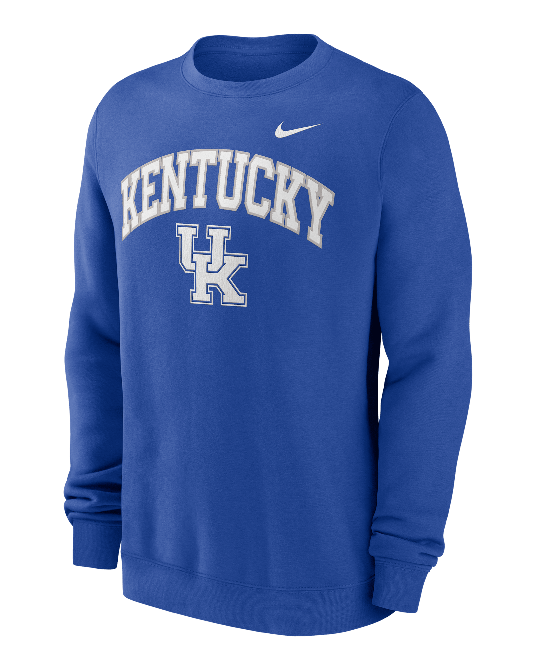 Kentucky Arch Men's Nike College Pullover Crew - Royal