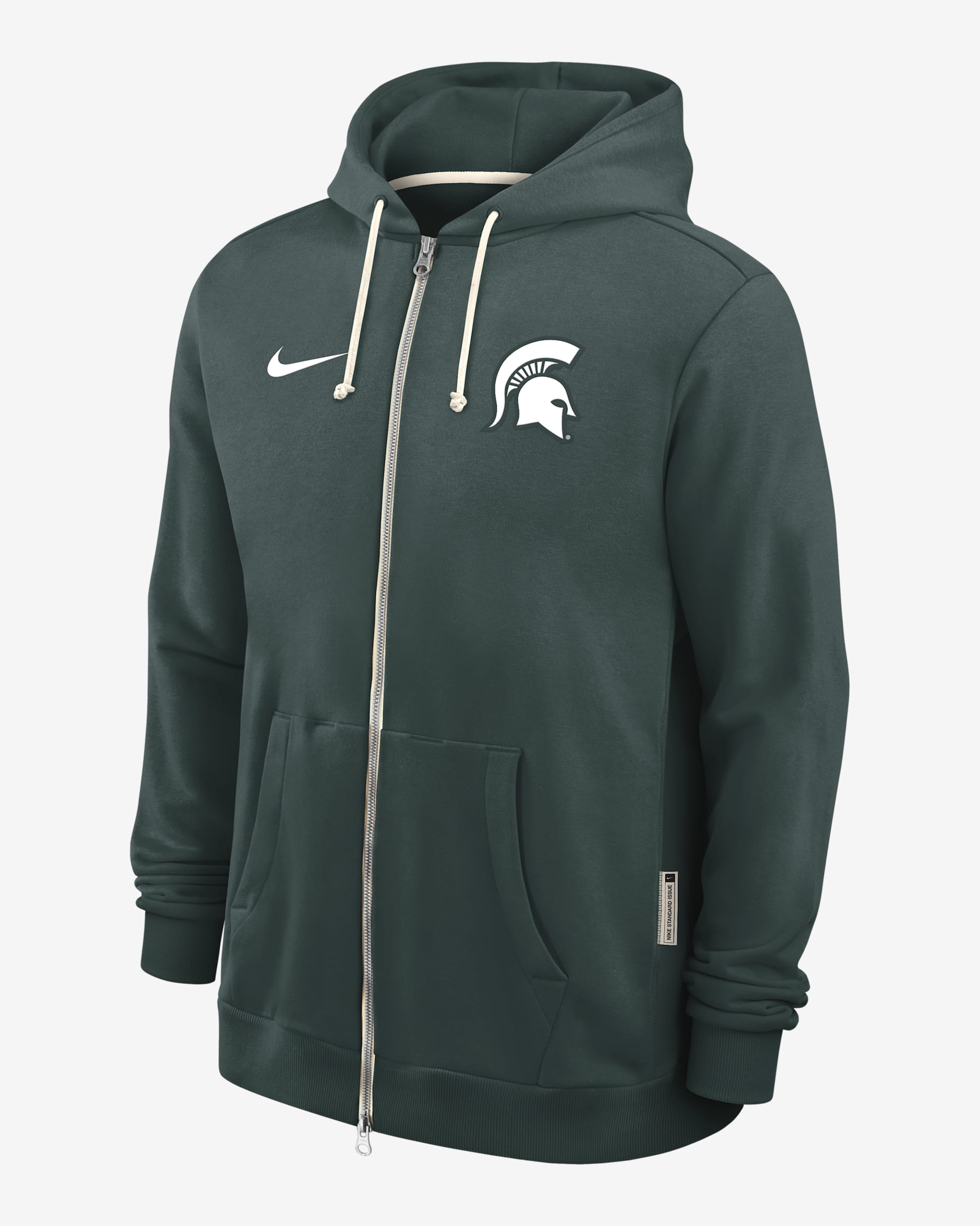 Michigan State Sideline Men's Nike Dri-FIT College Full-Zip Hoodie - Green