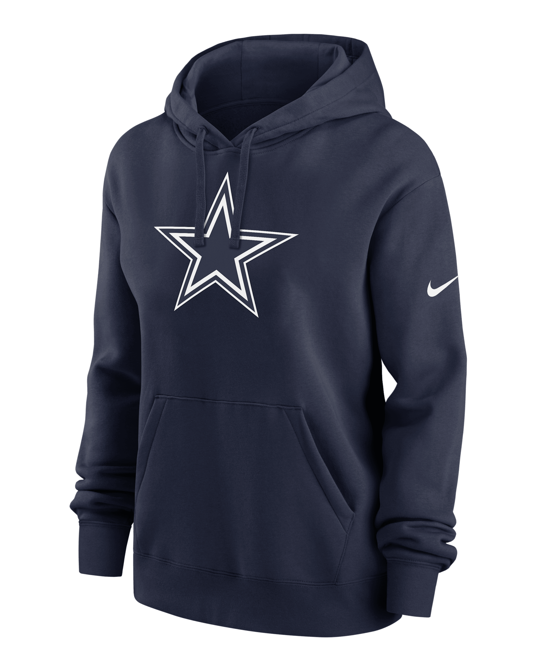 Dallas Cowboys Club Women's Nike NFL Pullover Hoodie - College Navy