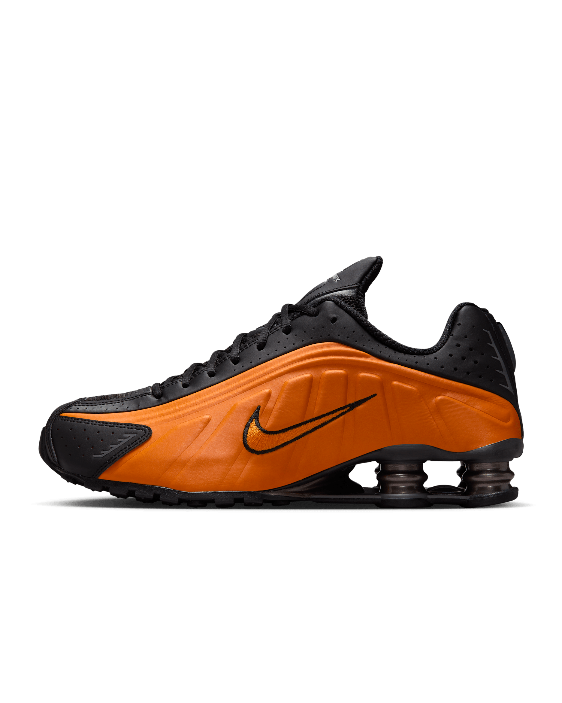 รองเท้าผู้ชาย Nike Shox R4 - Bright Ceramic/ดำ/Metallic Dark Grey/Bright Ceramic