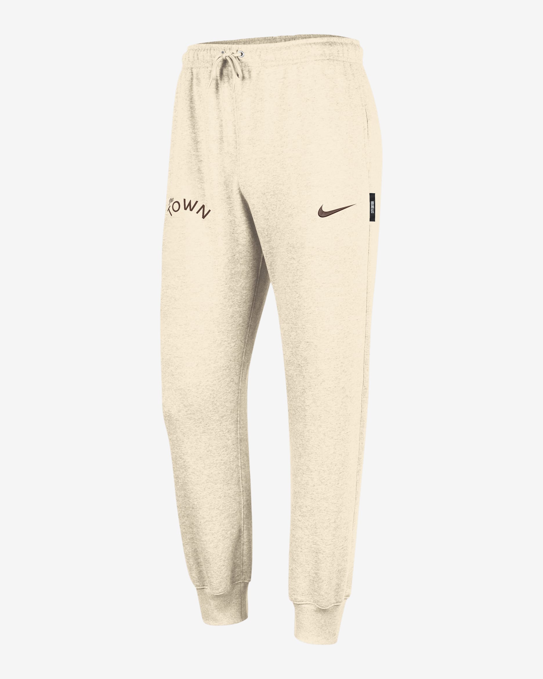Golden State Warriors City Edition Men's Nike NBA Club Fleece Jogger - Natural