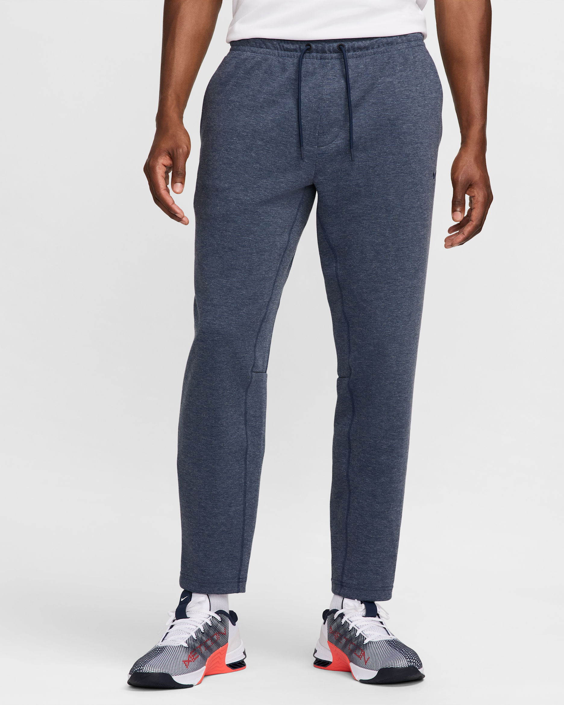 Nike Primary Fleece Men's Dri-FIT UV Tapered Performance Pants - Obsidian/Heather/Obsidian