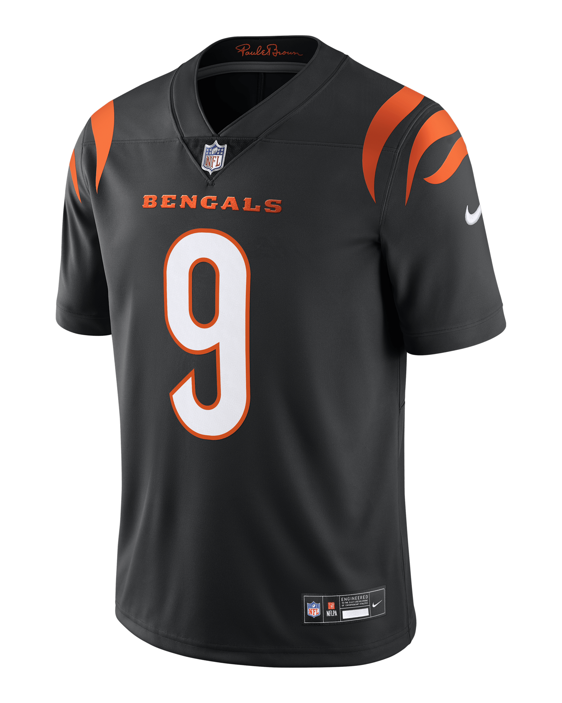 Jersey de fútbol americano Nike Dri-FIT de la NFL Limited para hombre Joe Burrow Cincinnati Bengals - Negro