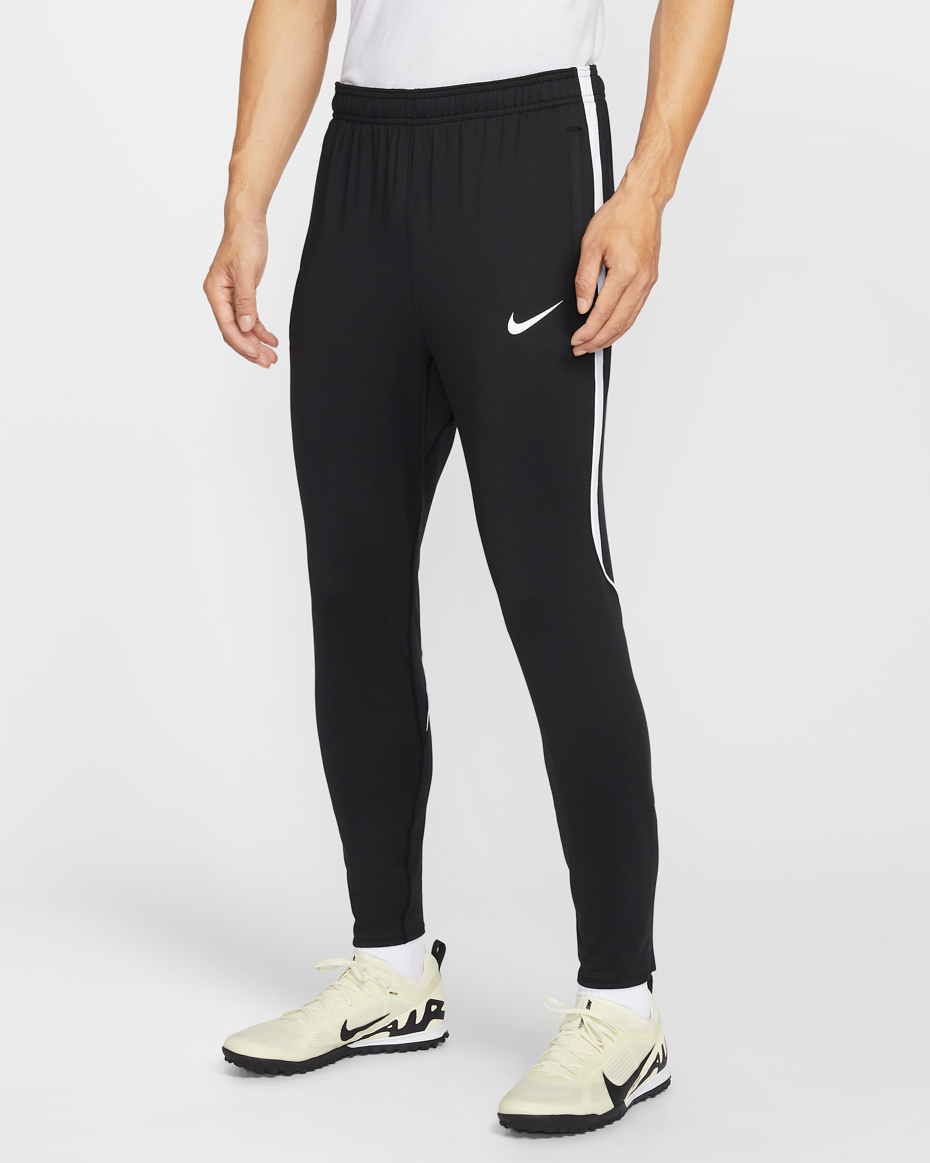 나이키 스트라이크 남성 드라이 핏 축구 팬츠 - 블랙/화이트/화이트/화이트
