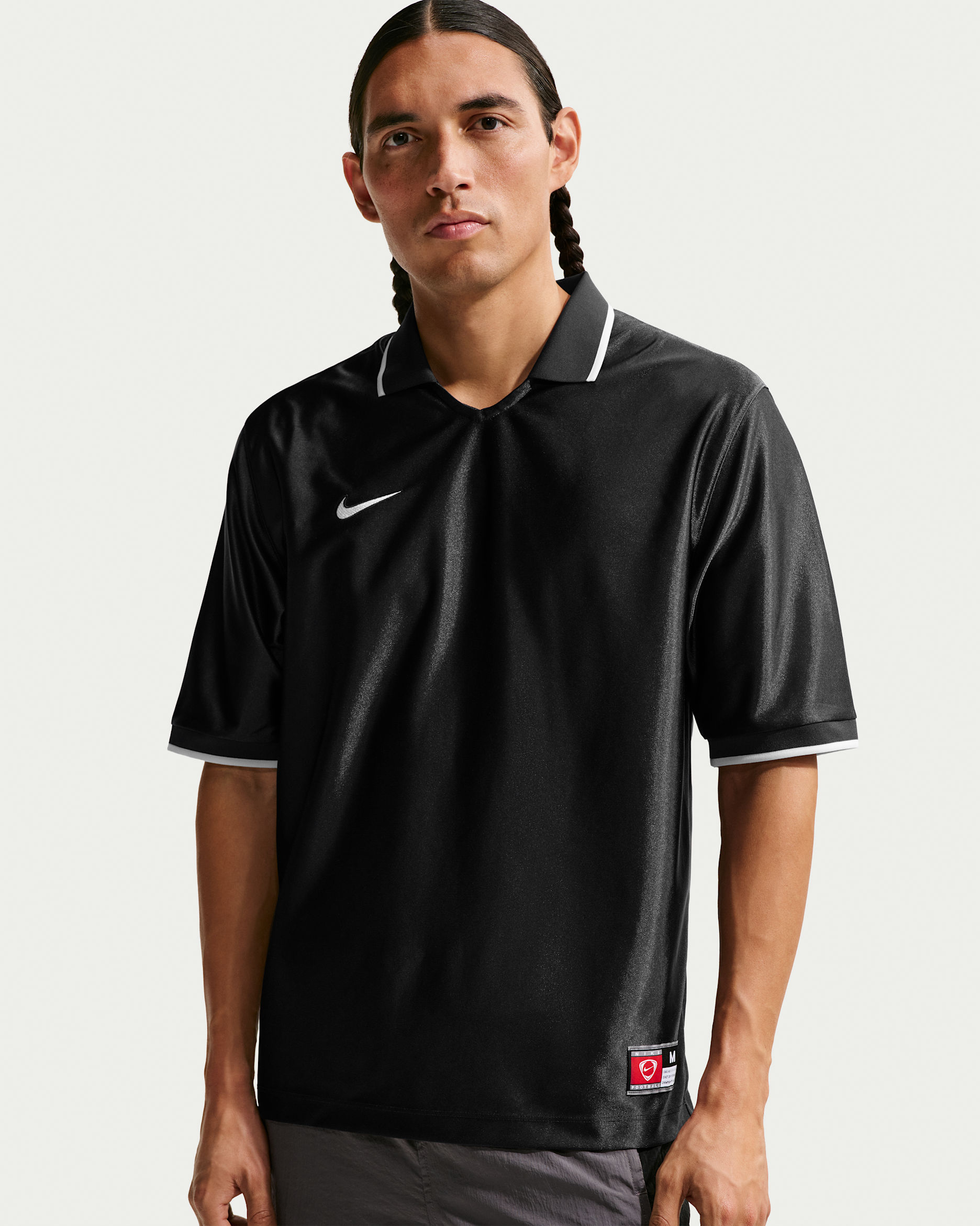 Nike Energy Men's Dri-FIT Short-Sleeve Soccer Top - Off Noir/Off Noir/Summit White/Summit White