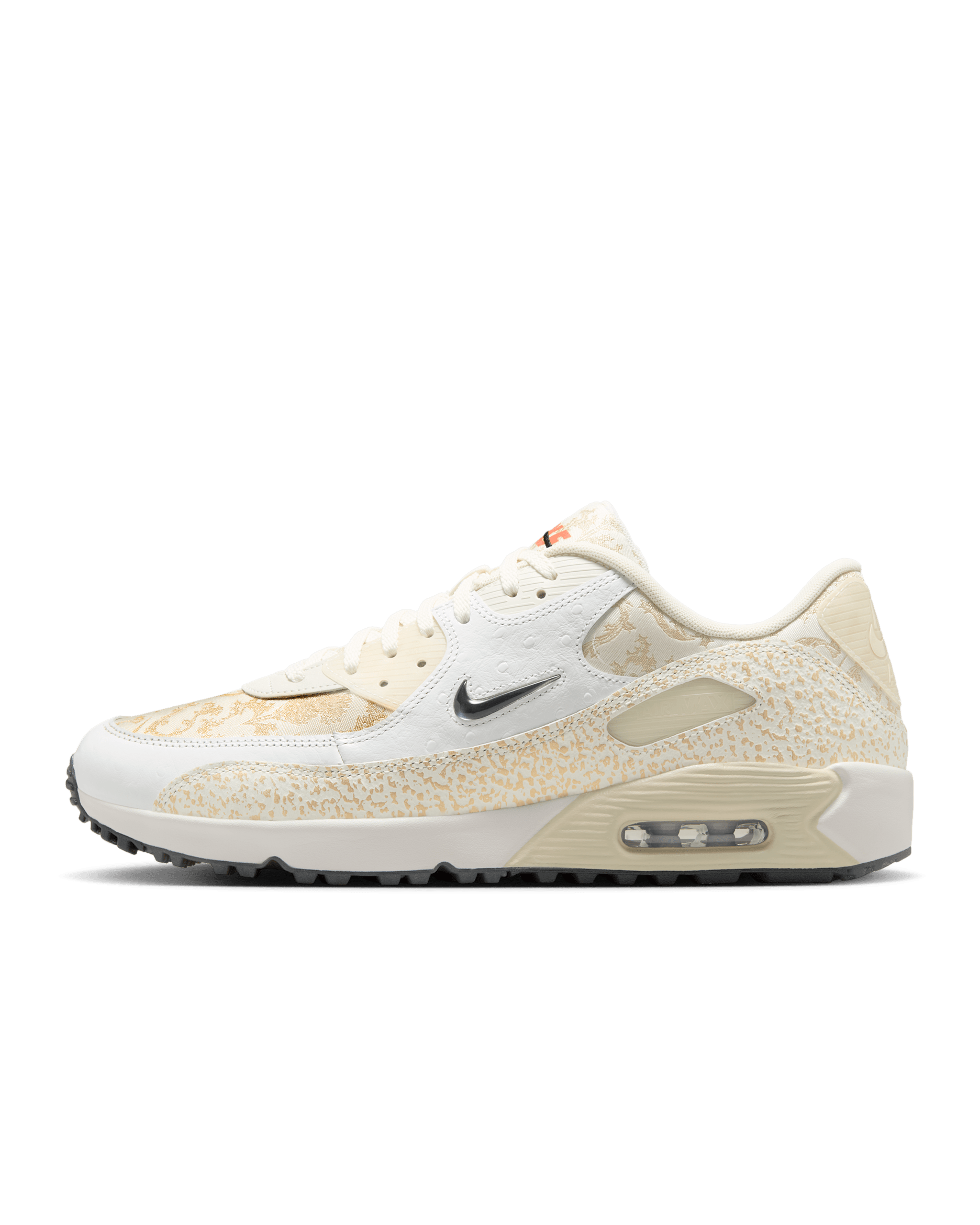 Nike Air Max 90 G 高爾夫鞋 - 白色/Sail/Metallic Gold