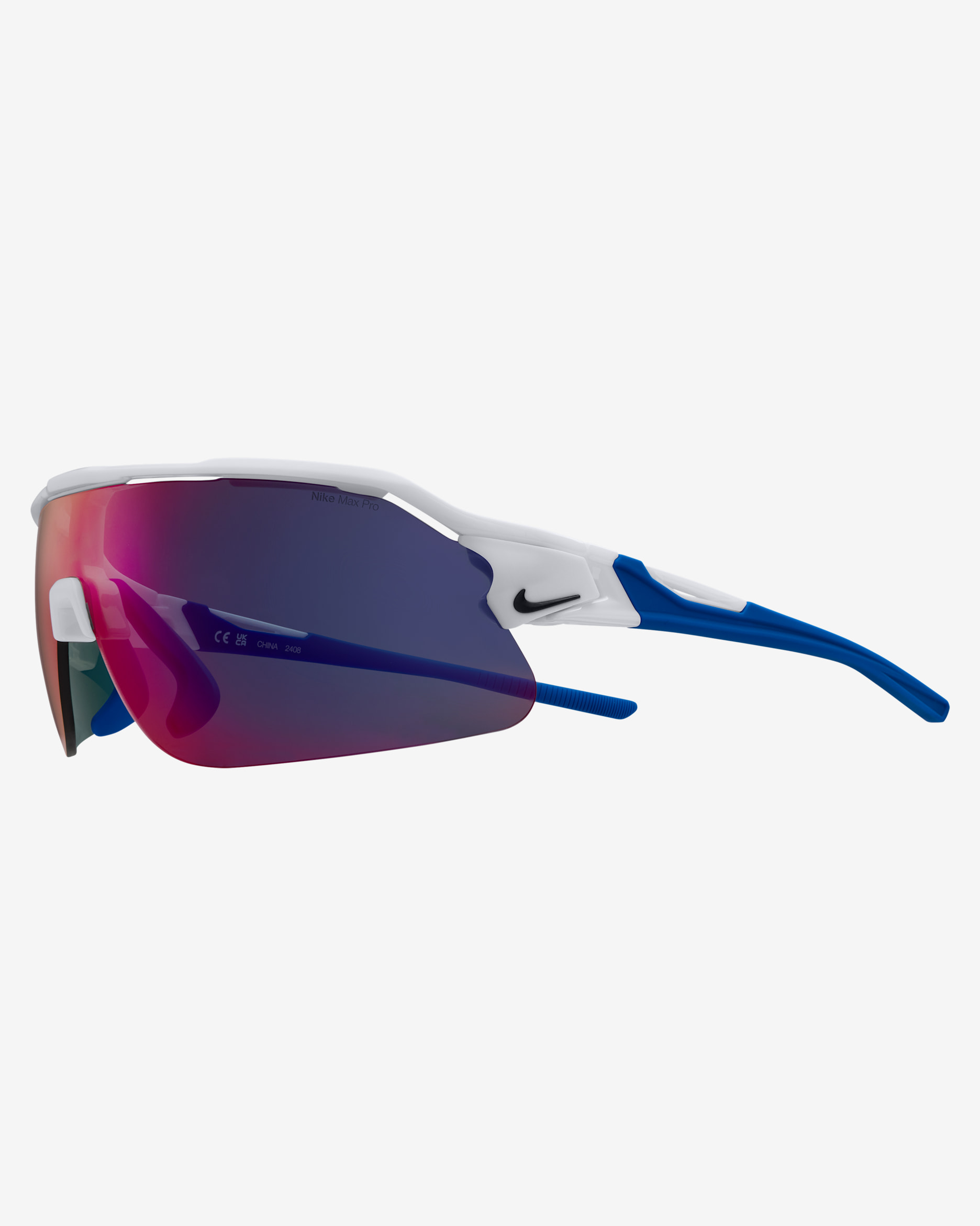 Lentes de sol con diseño avanzado Field Tint Nike Flyfree Shield - Blanco