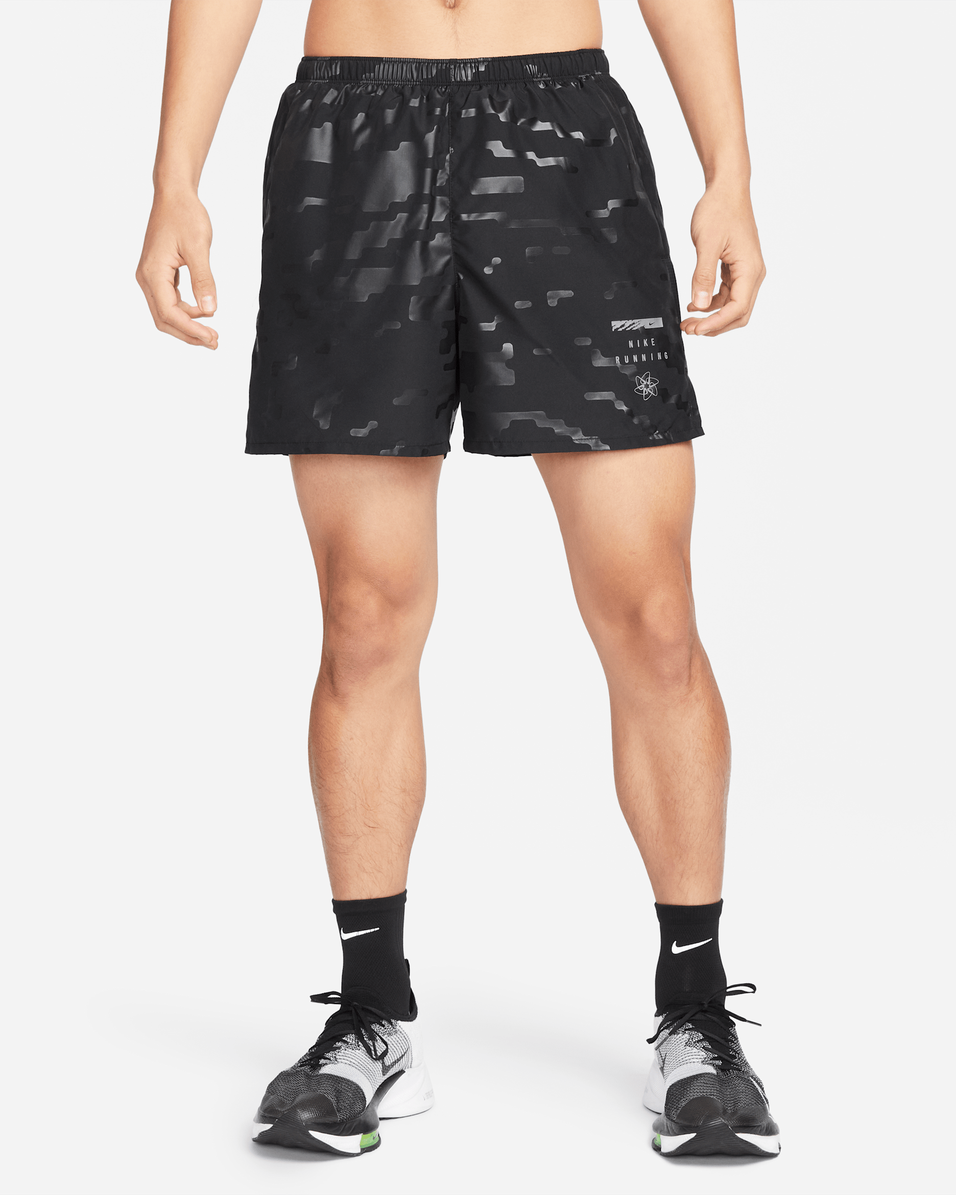 Nike Dri-FIT Run Division Challenger Men's Brief-Lined Running Shorts - Black