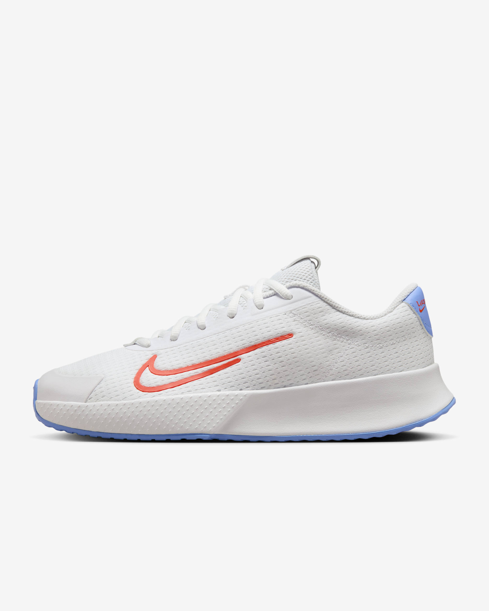 Calzado de tenis para cancha dura para mujer NikeCourt Vapor Lite - Blanco/Royal pulso/Mango salvaje claro