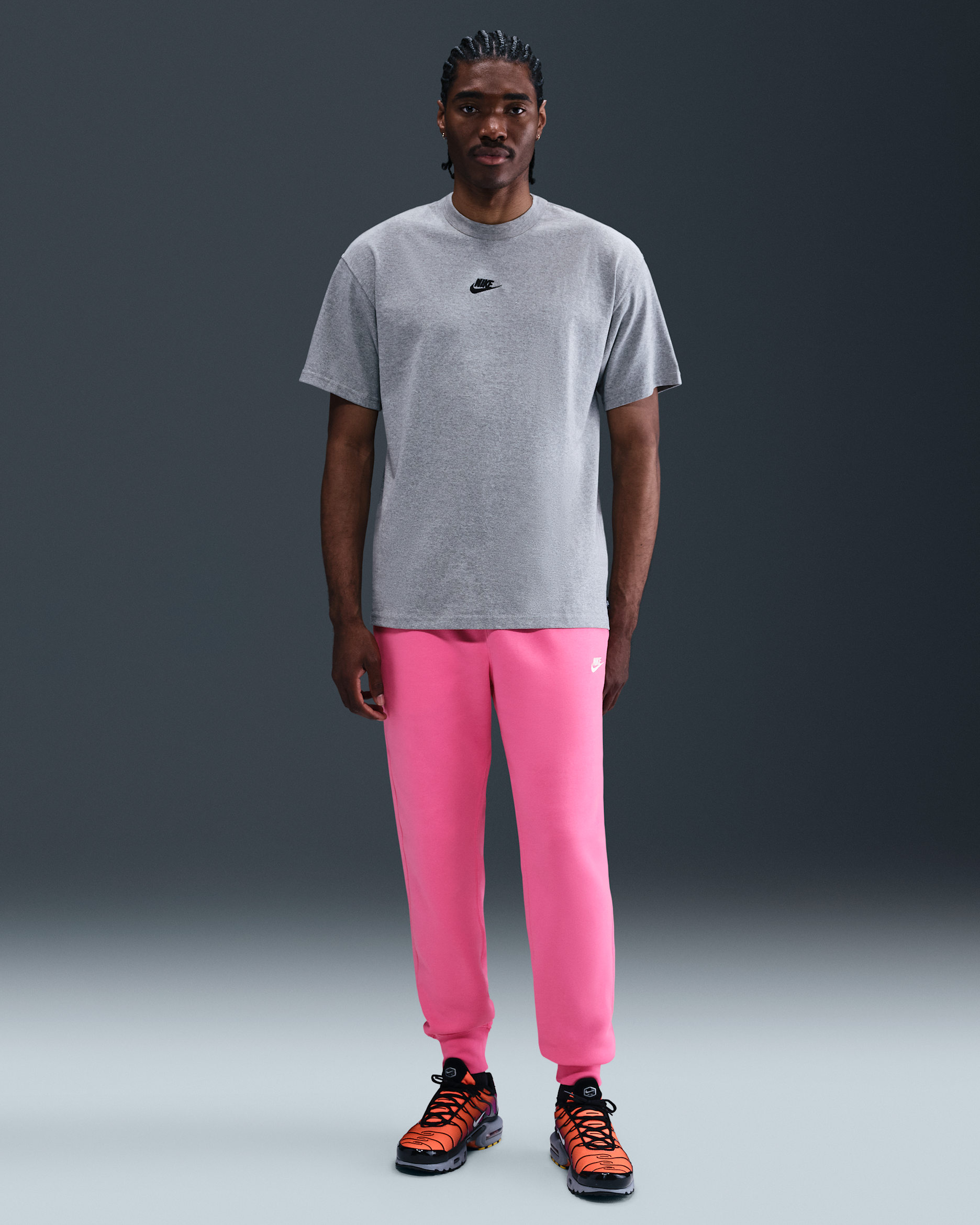 Nike Club Men's Joggers - Pinksicle/Pinksicle/White
