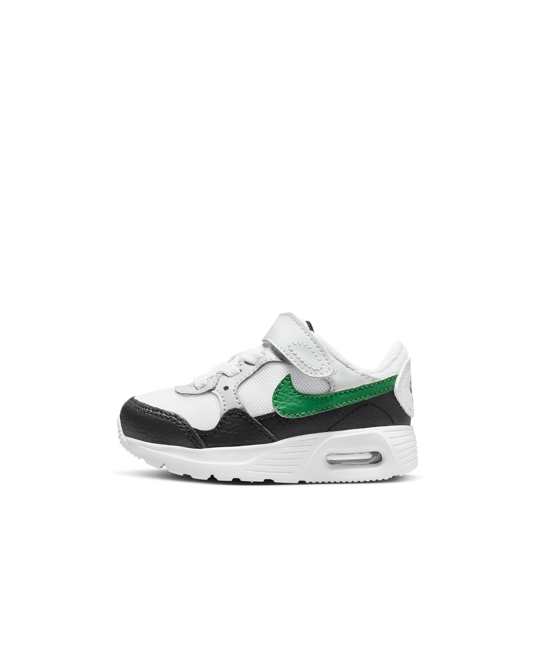 Nike Air Max SC-sko til babyer/småbørn - hvid/sort/Pure Platinum/Gorge Green
