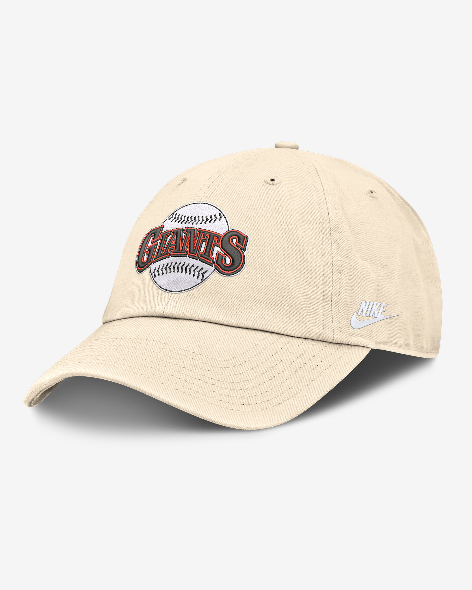 Gorra Nike de la MLB ajustable para hombre San Francisco Giants Cooperstown Club - Natural