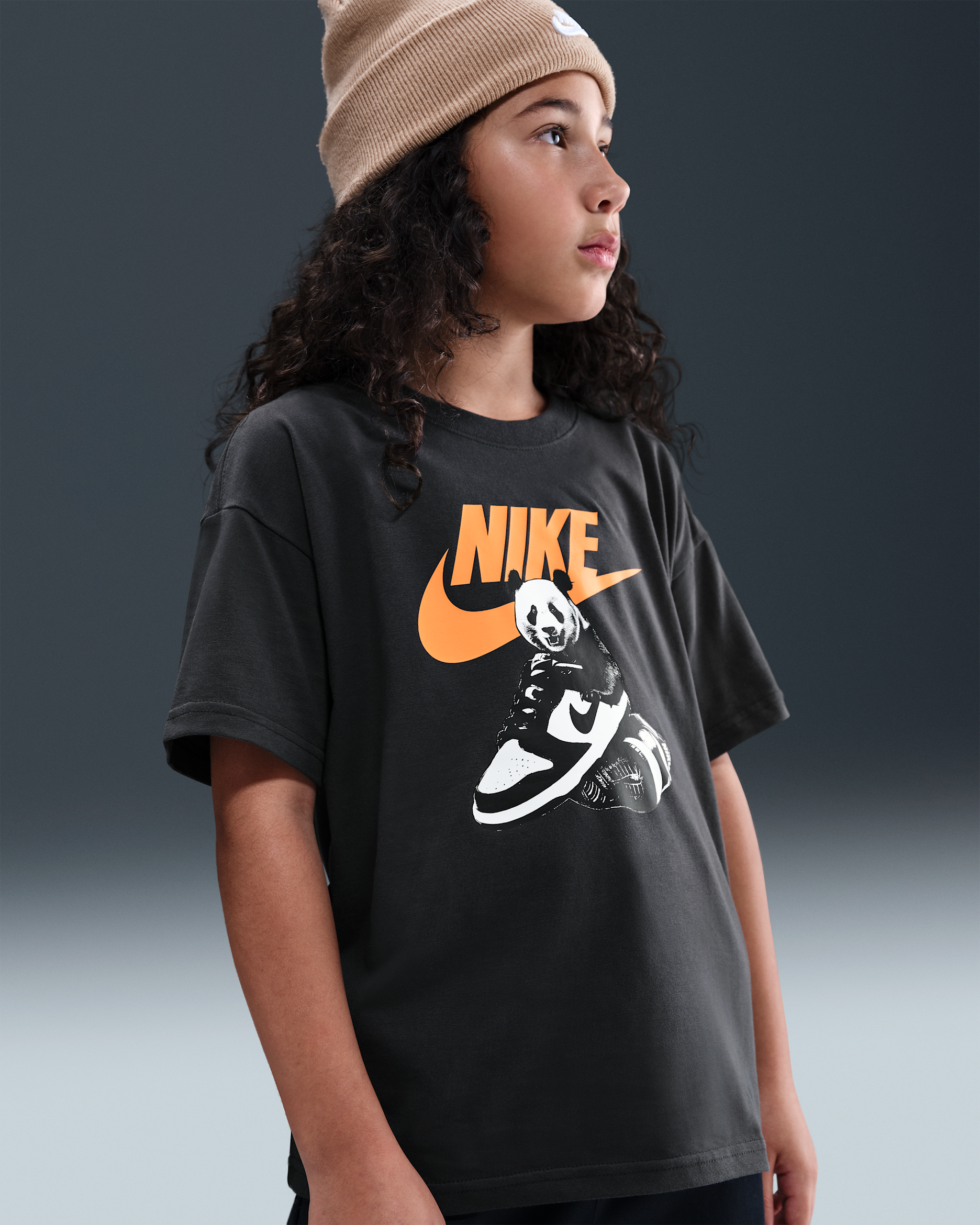 Nike Sportswear Big Kids' T-Shirt - Anthracite