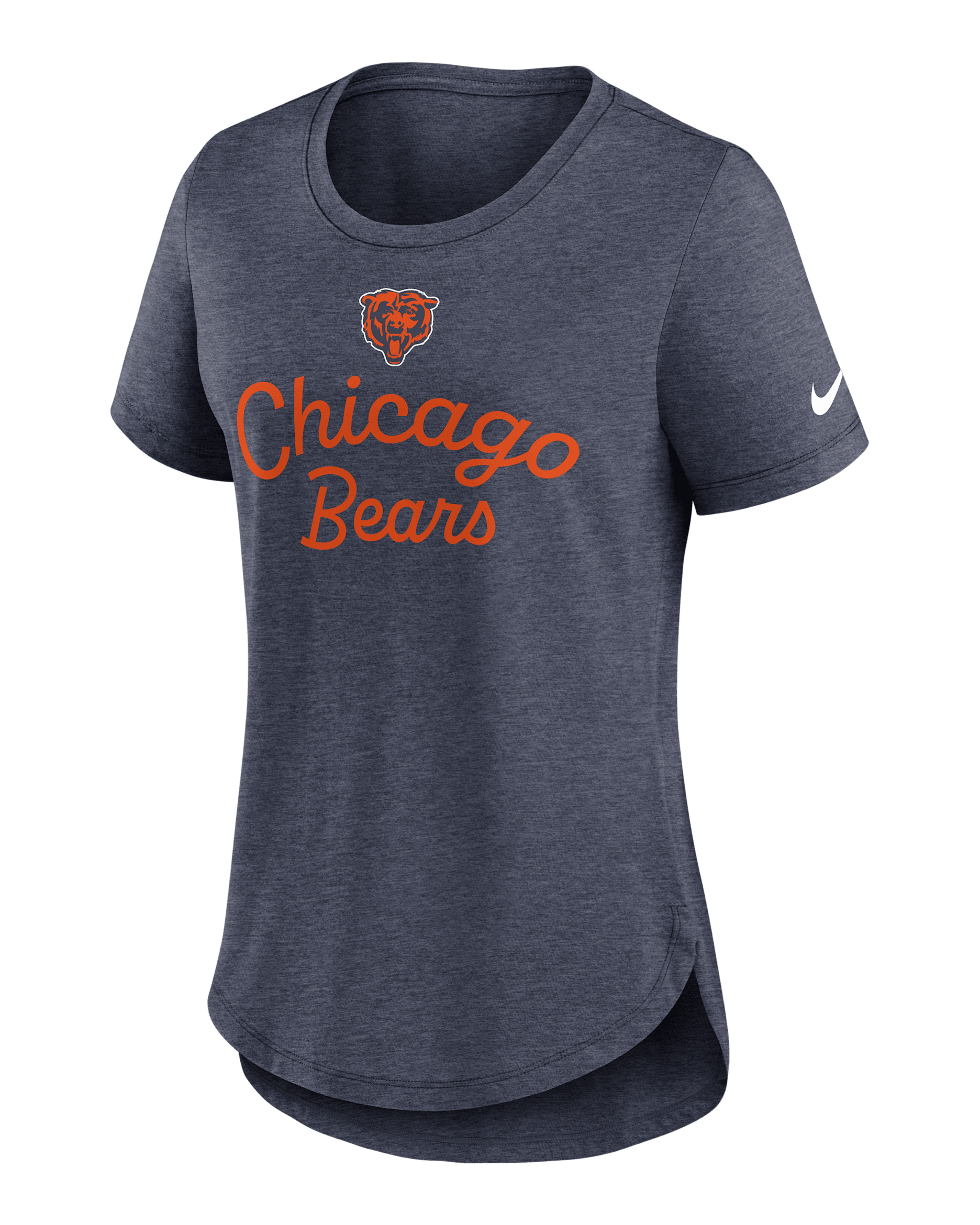 Chicago Bears Script Women's Nike NFL T-Shirt - Navy