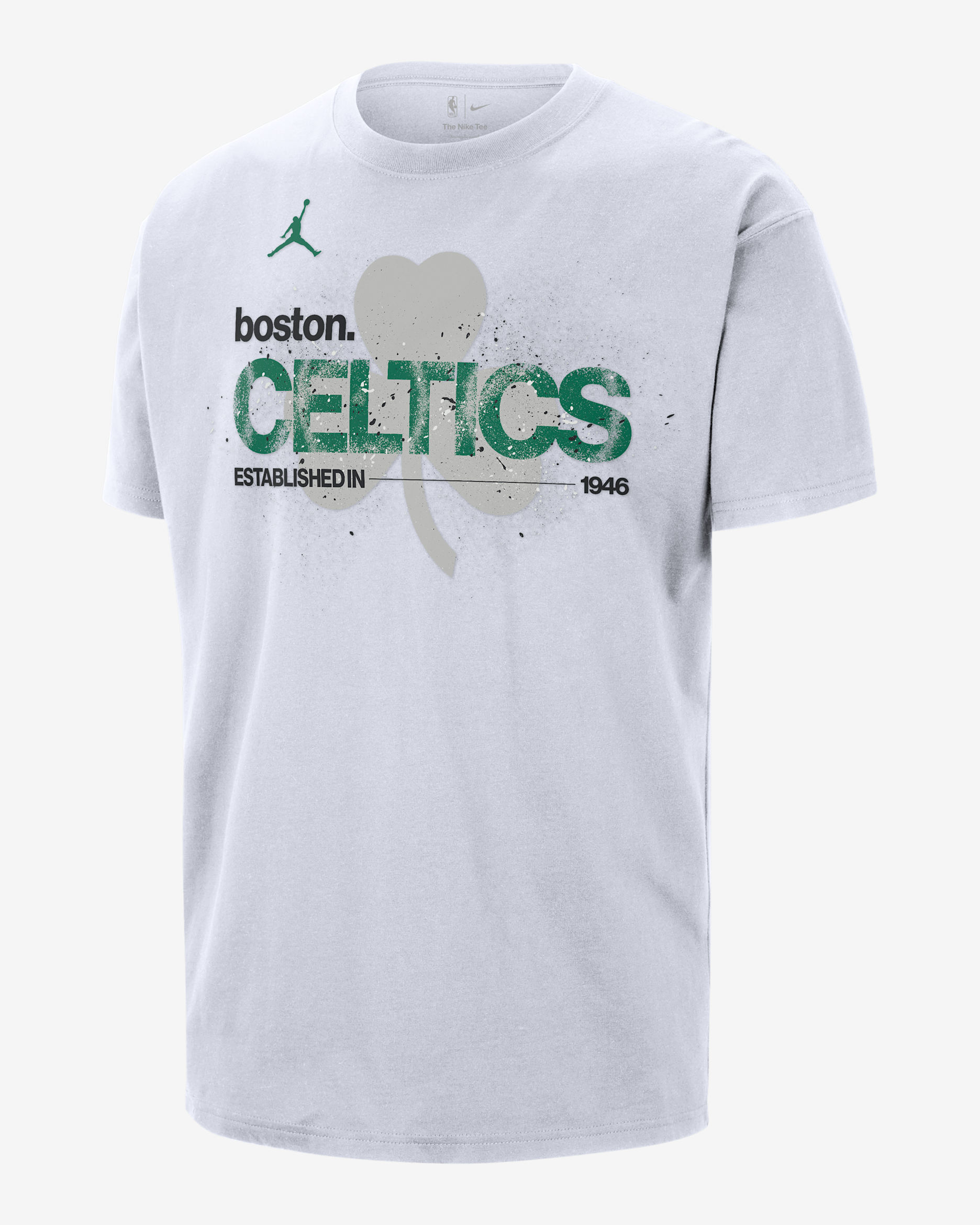 Boston Celtics Courtside Men's Jordan '85 NBA Statement T-Shirt - White