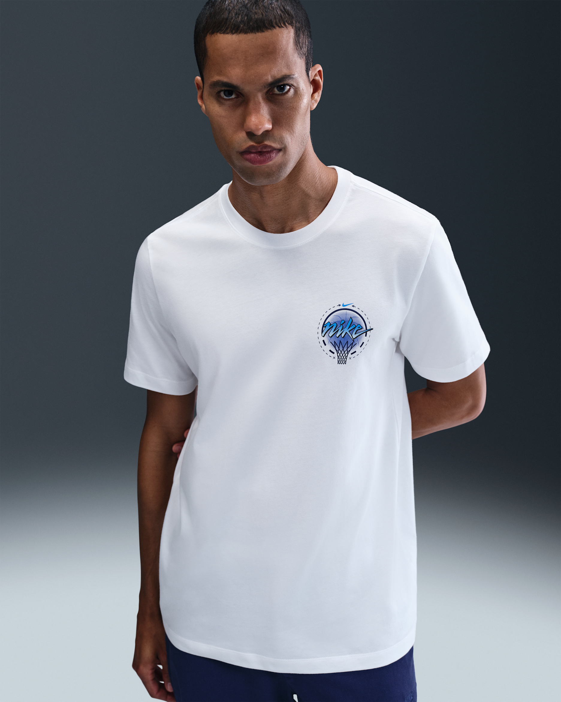 Nike Men's Basketball T-Shirt - White