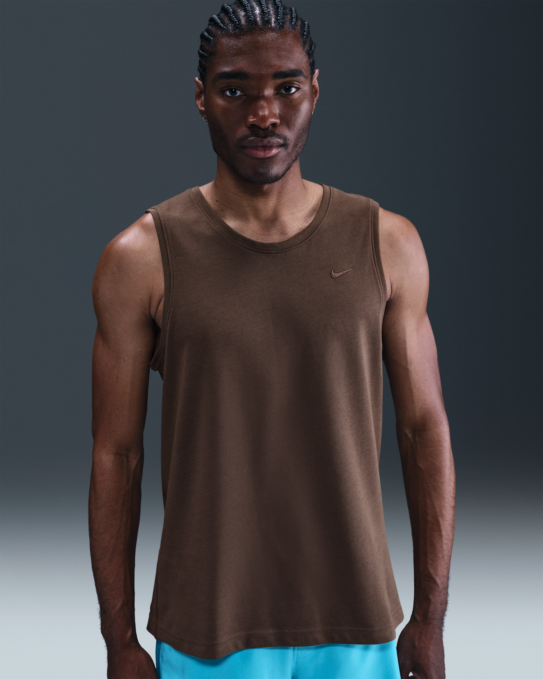 Nike Primary Men's Dri-FIT Versatile Tank - Baroque Brown/Baroque Brown