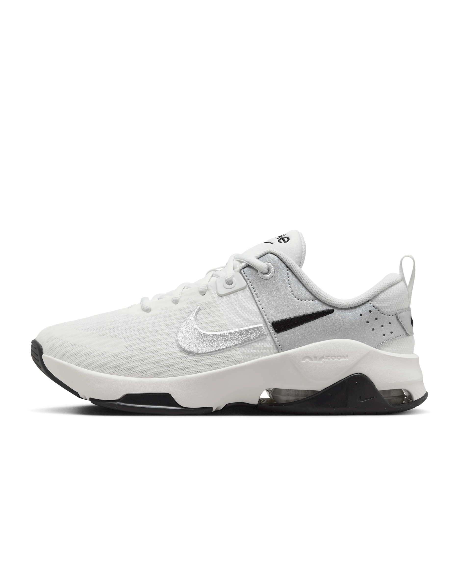 Nike Bella 6 Premium Women's Workout Shoes - Summit White/Black/Sail/Metallic Silver