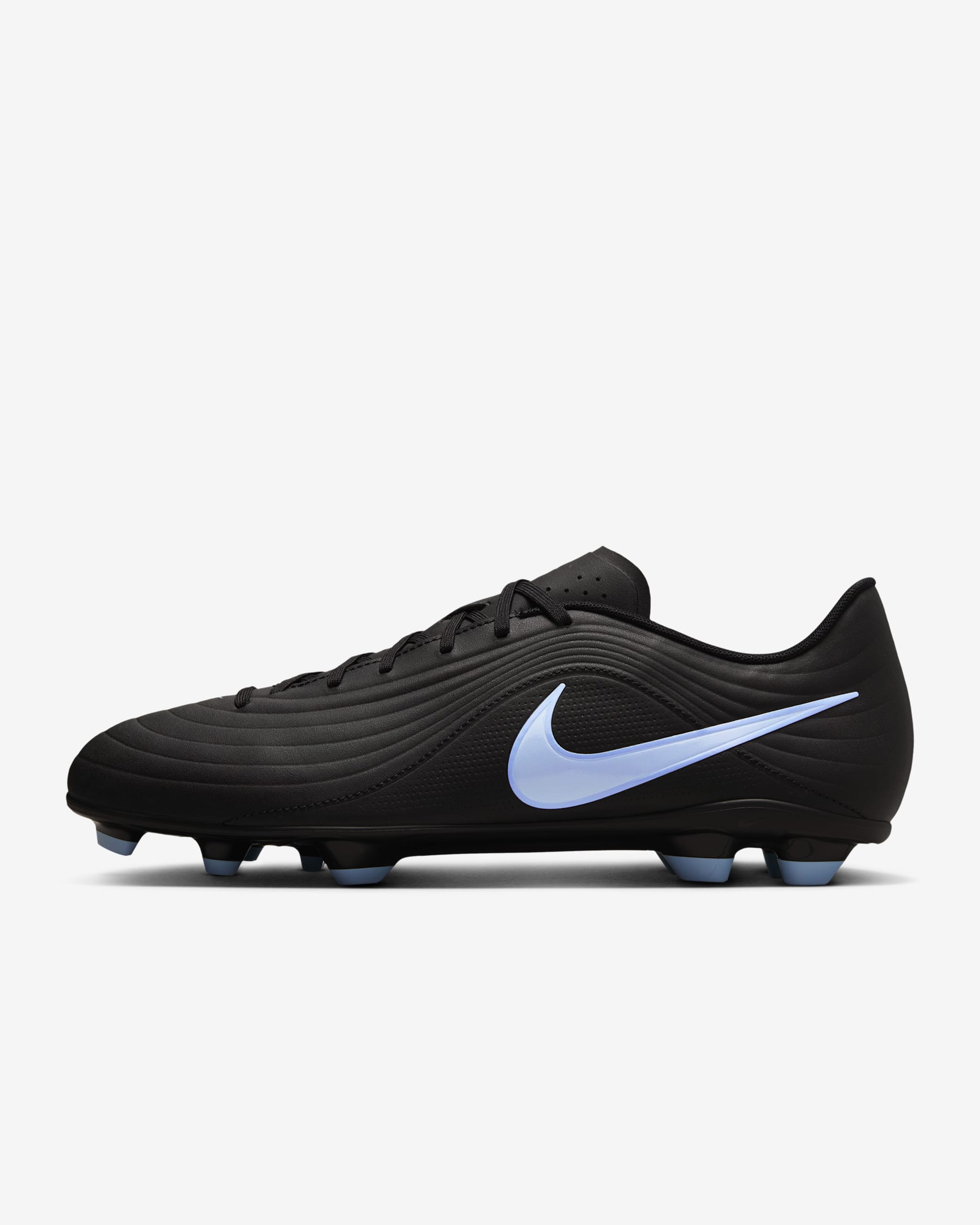 Nike Tiempo Maestro Club Multi-Ground Low-Top Soccer Cleats - Black/Ice Blue