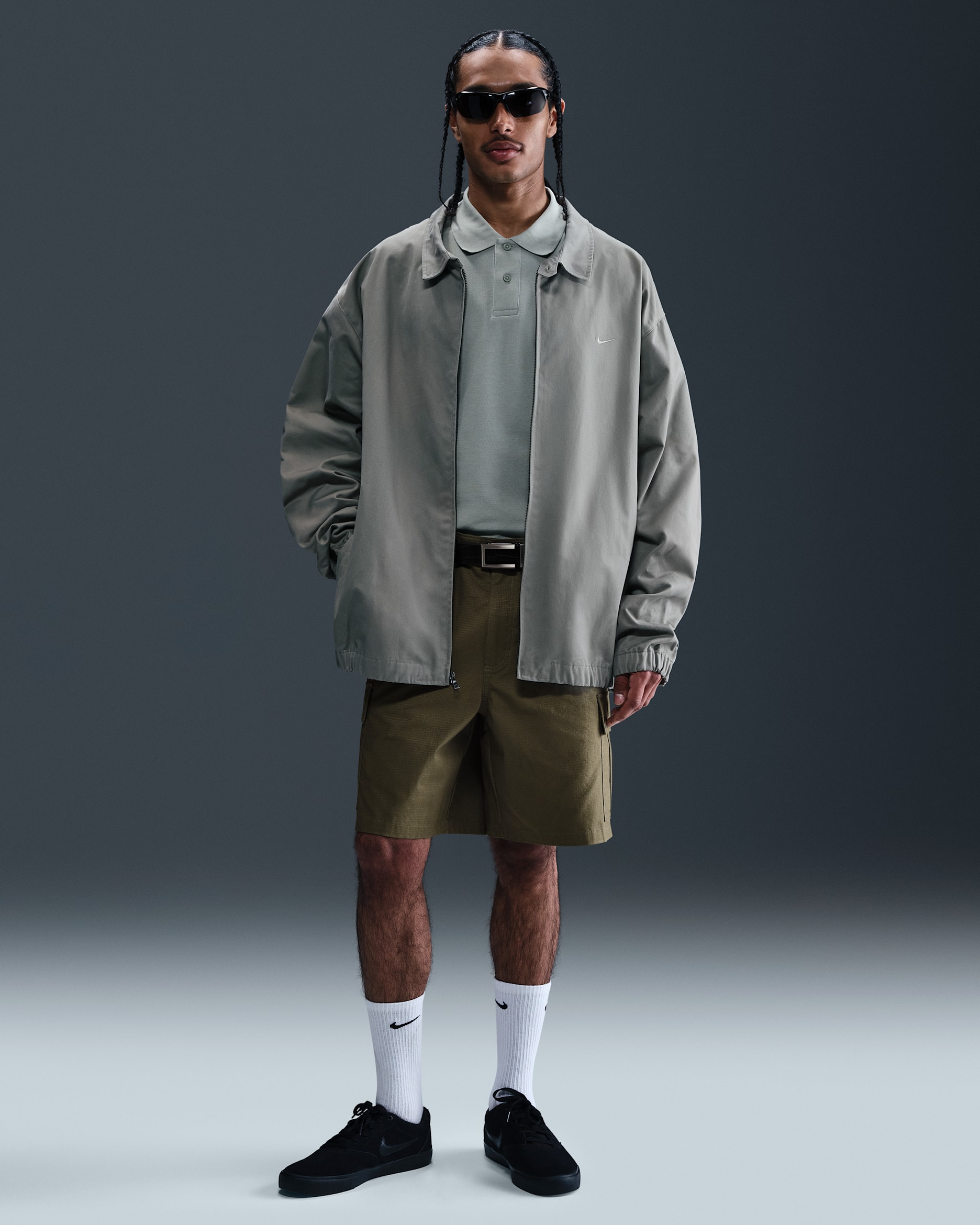 Nike Club Men's Woven Cargo Shorts - Medium Olive/Medium Olive