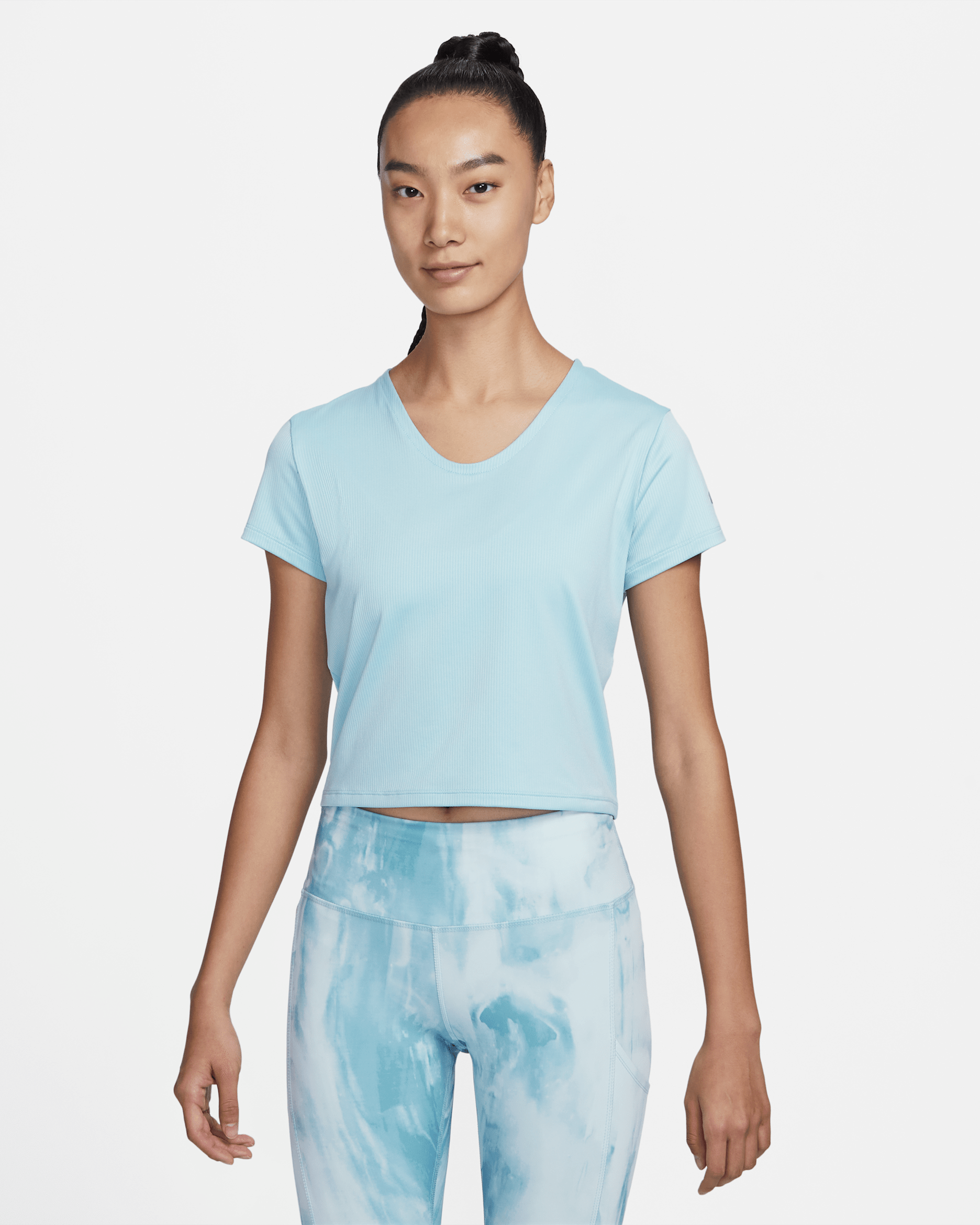 Nike Dri-FIT Women's Short-Sleeve Running Top - Ocean Bliss