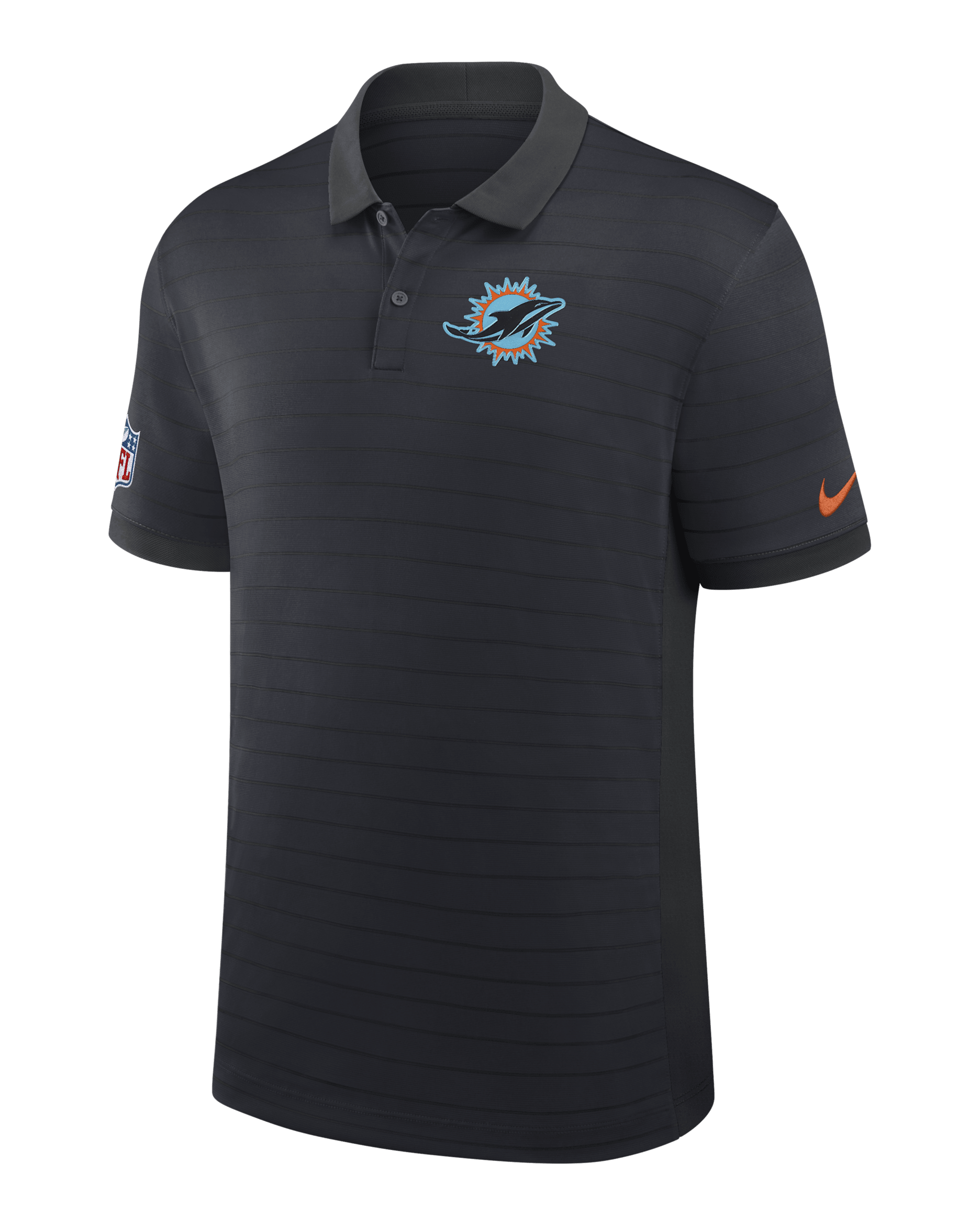Miami Dolphins Rivalries Collection Sideline Victory Men's Nike Dri-FIT NFL Polo - Navy