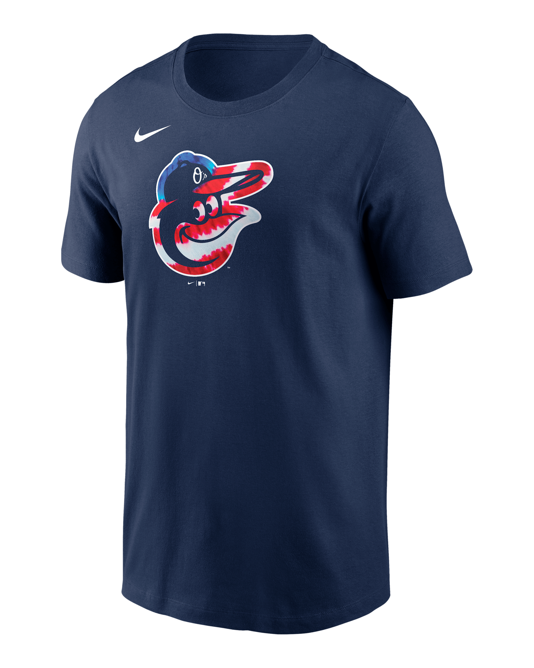 Playera Nike de la MLB para hombre Baltimore Orioles Americana - Azul marino