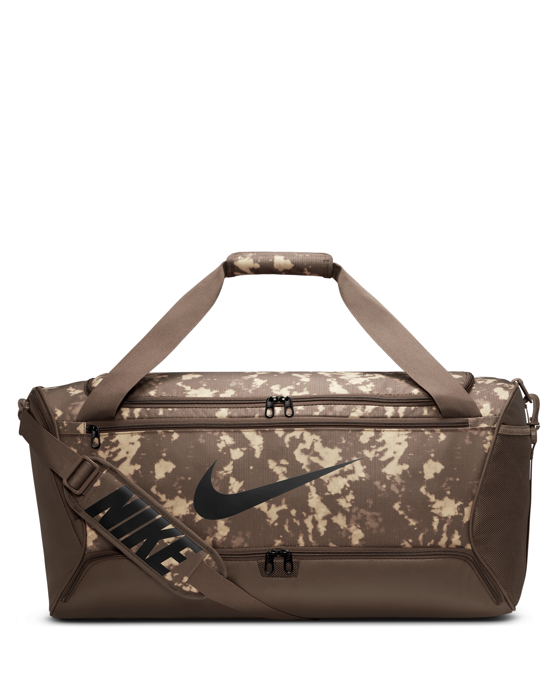 Maleta duffel (mediana, 60 L) Nike Brasilia - Mineral de hierro/Mineral de hierro/Negro
