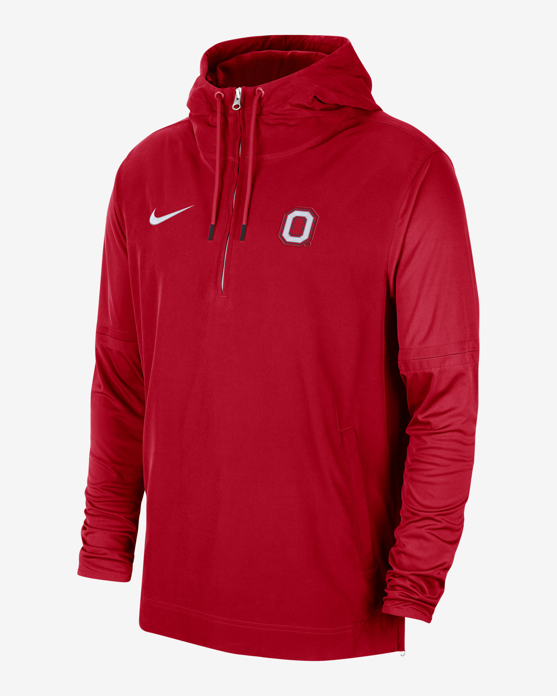 Ohio State Player Men's Nike College Long-Sleeve Woven Jacket - University Red/University Red/Black/White