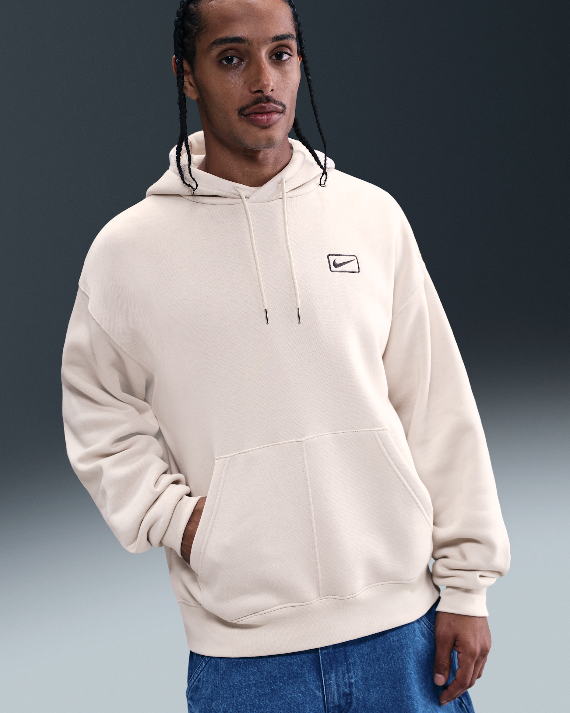 Nike Sportswear Herren-Hoodie - Light Orewood Brown