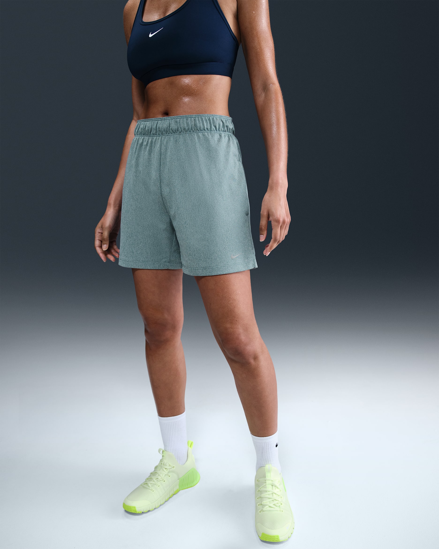 Nike Attack Women's Dri-FIT Fitness Mid-Rise 5" Unlined Shorts