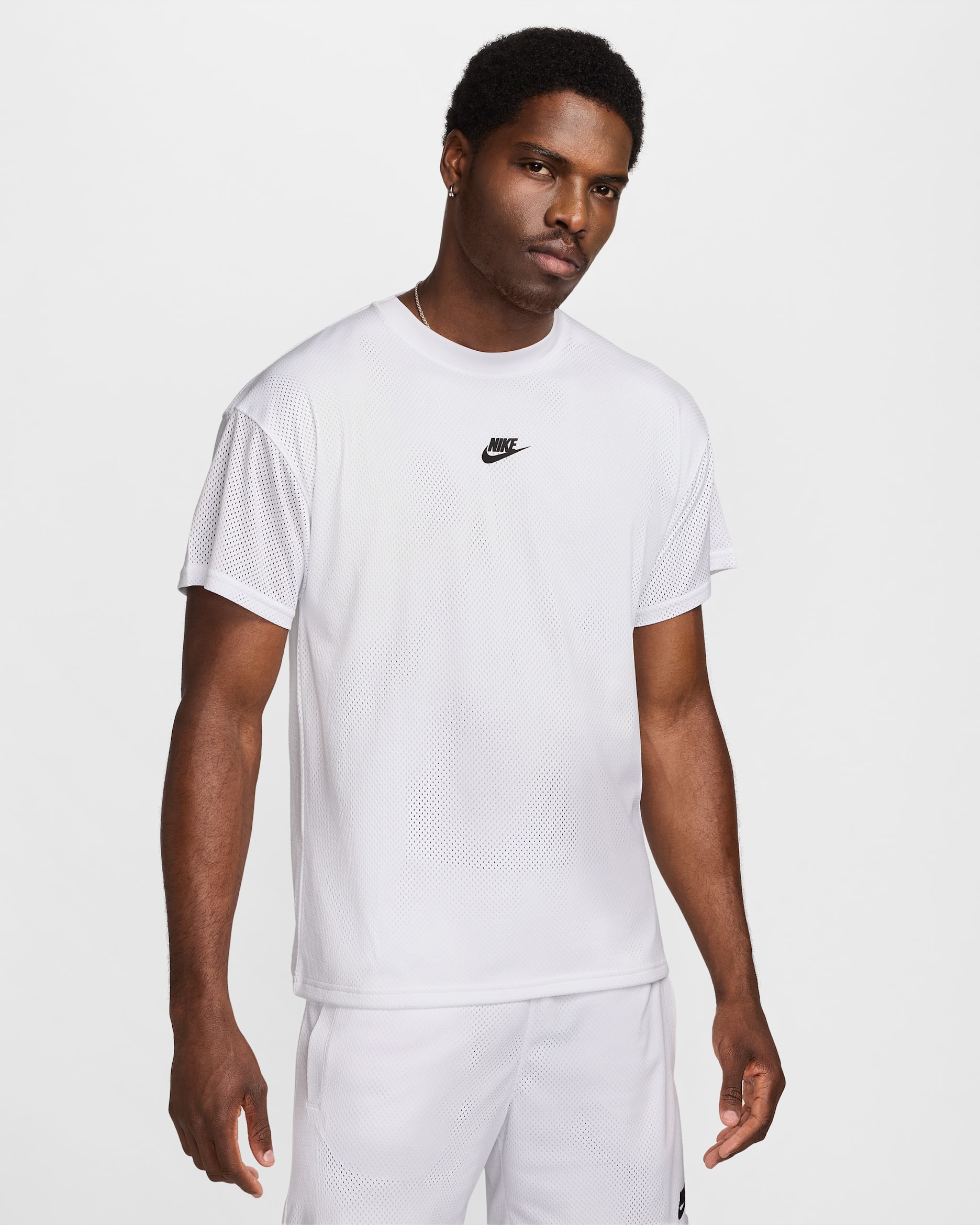 Nike Sportswear Max90 Men's Dri-FIT Mesh T-Shirt - White