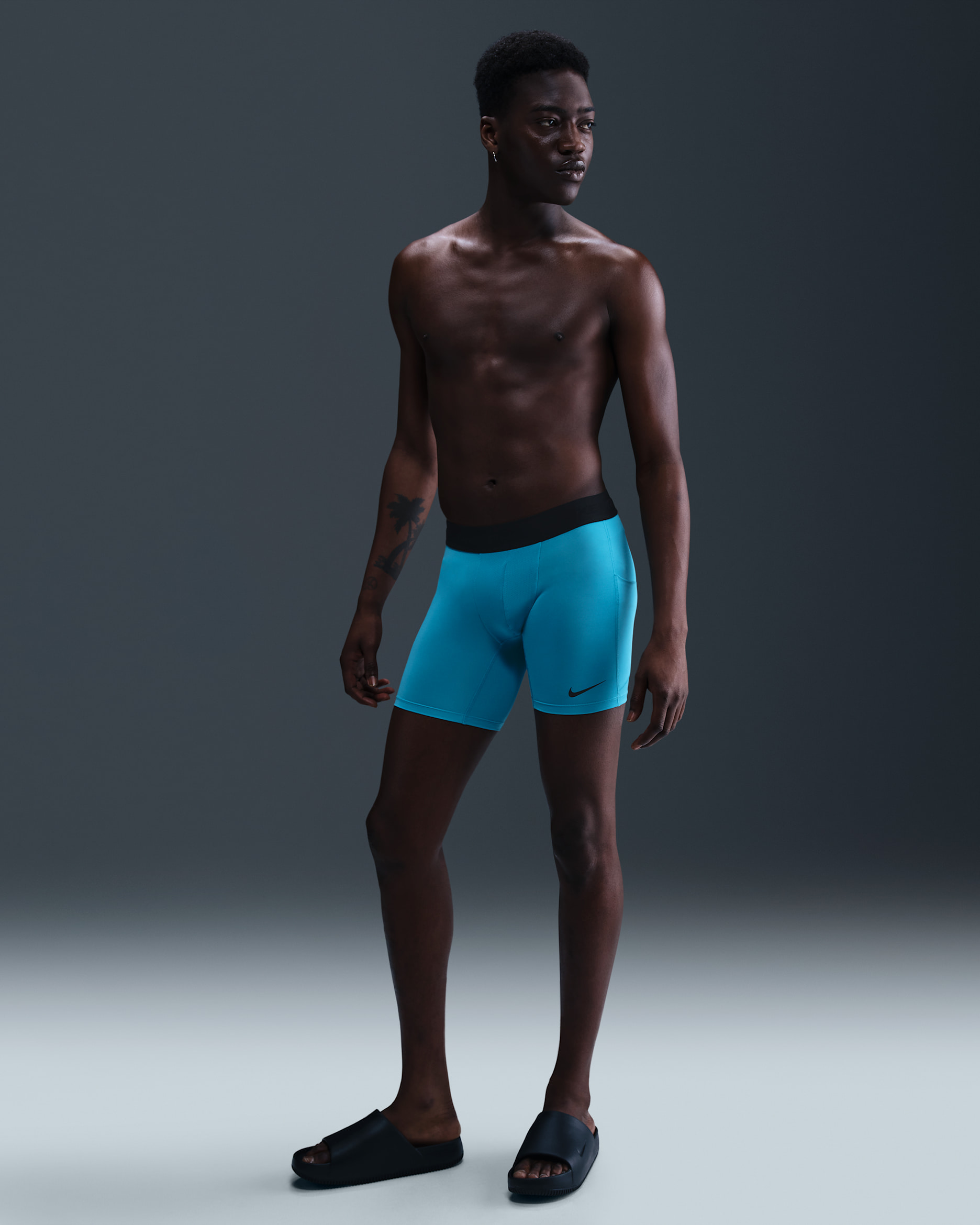 Nike Pro Men's Dri-FIT Fitness Shorts - Dusty Cactus/Black