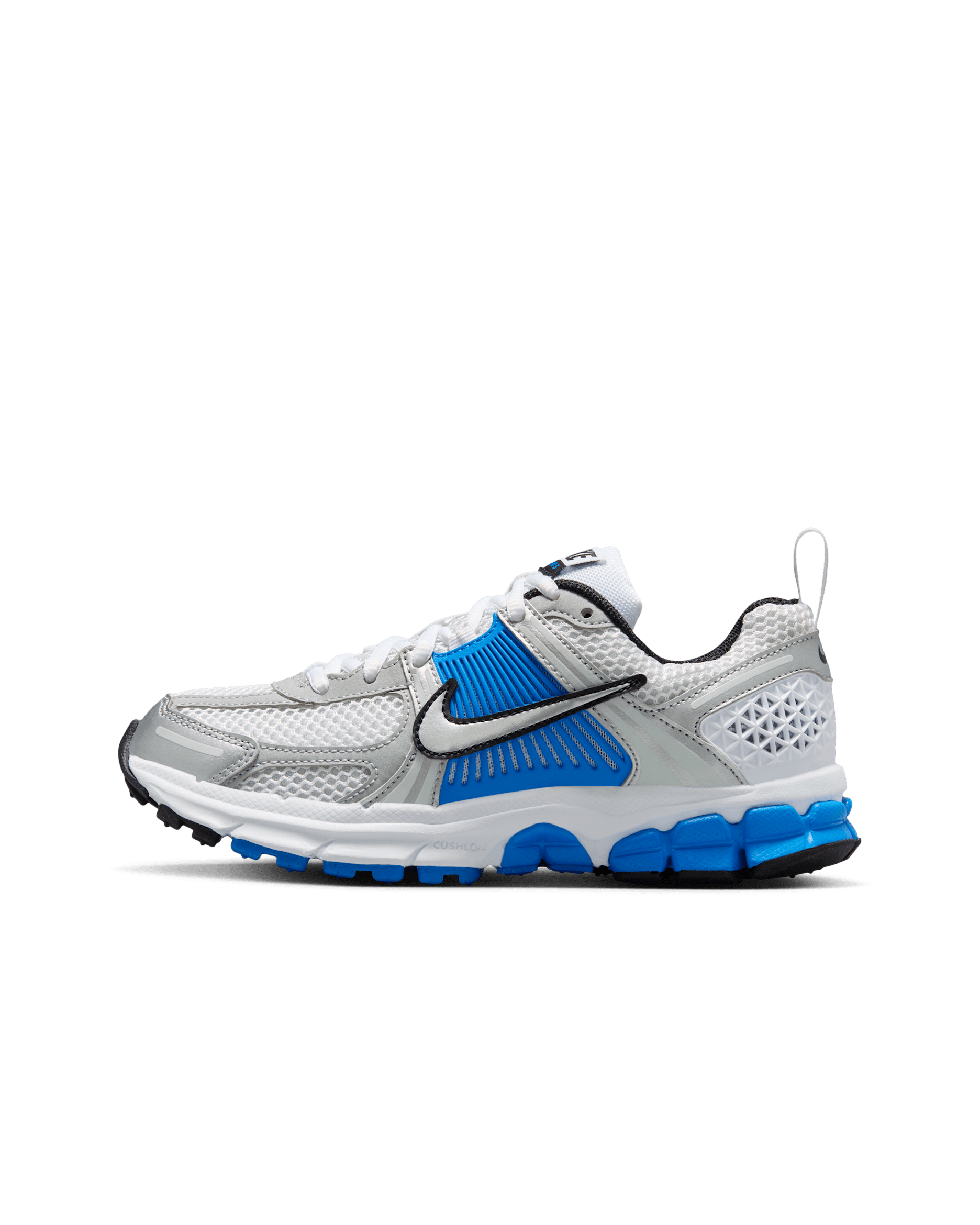 Nike Vomero 5 大童鞋款 - 白色/Light Photo Blue/黑色/Metallic Silver