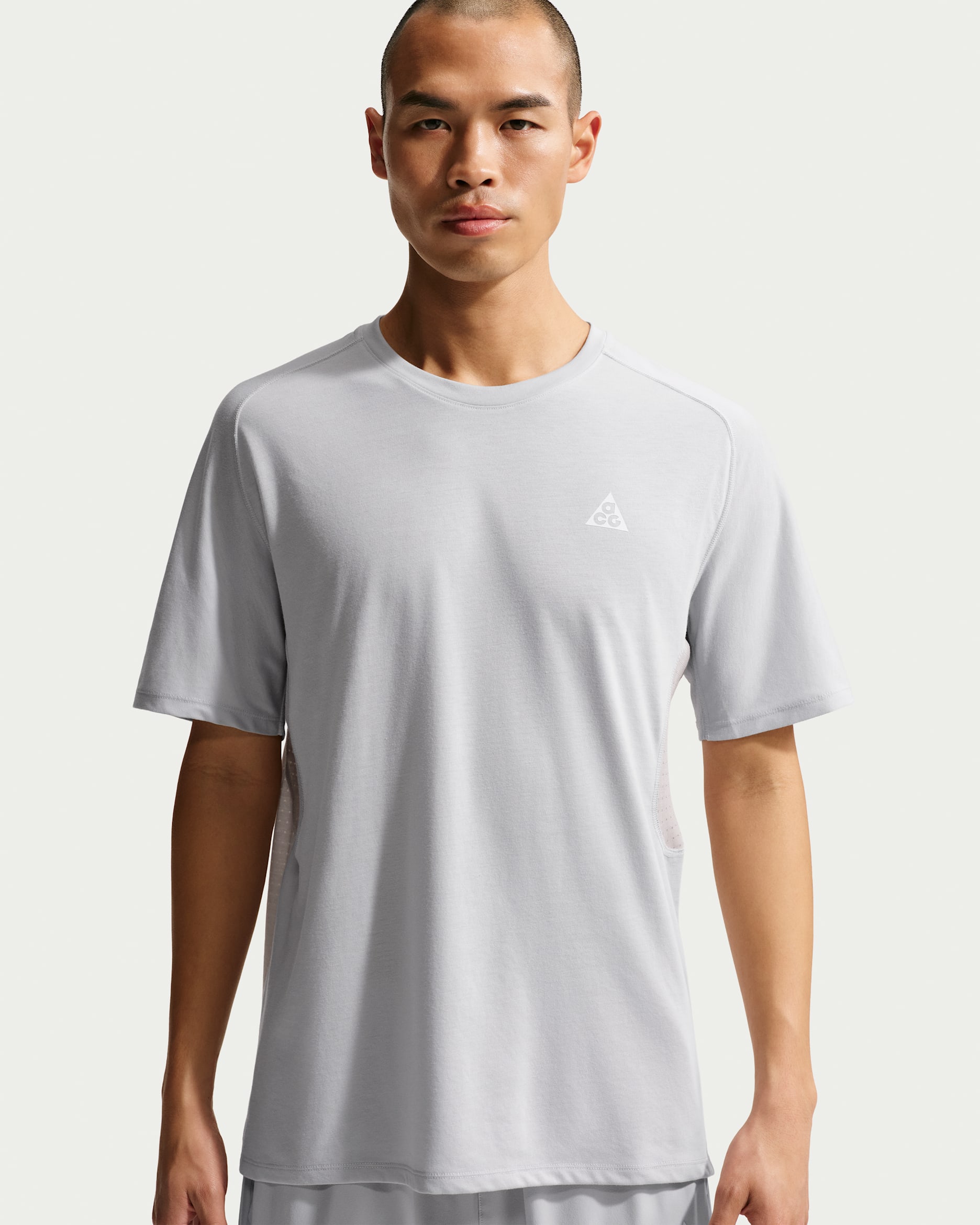 Nike ACG "Solar Chase" Men's Dri-FIT ADV Trail Running Top - Grey Fog/College Grey/Summit White
