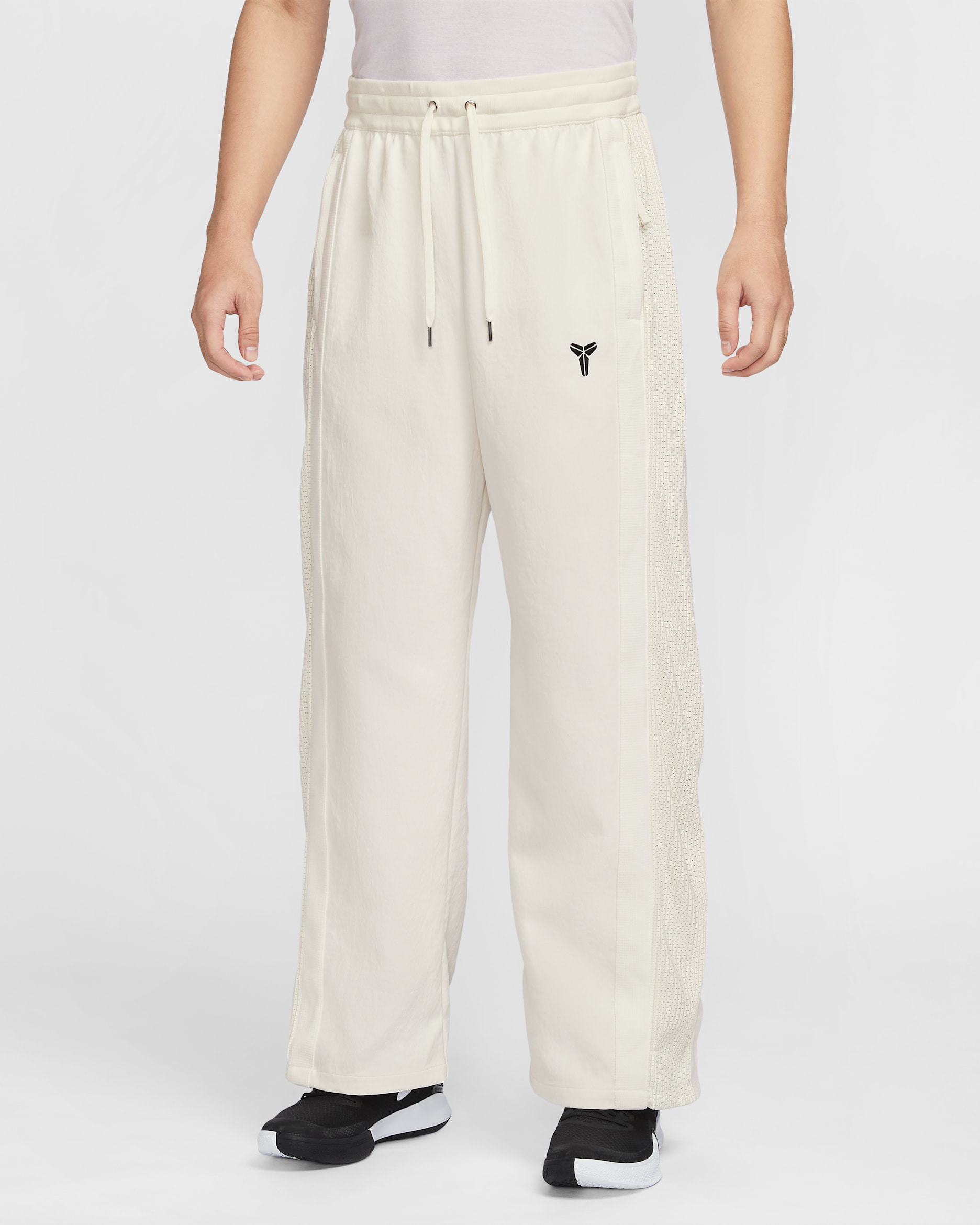 Kobe Men's Pleated Trousers - Sail/Black