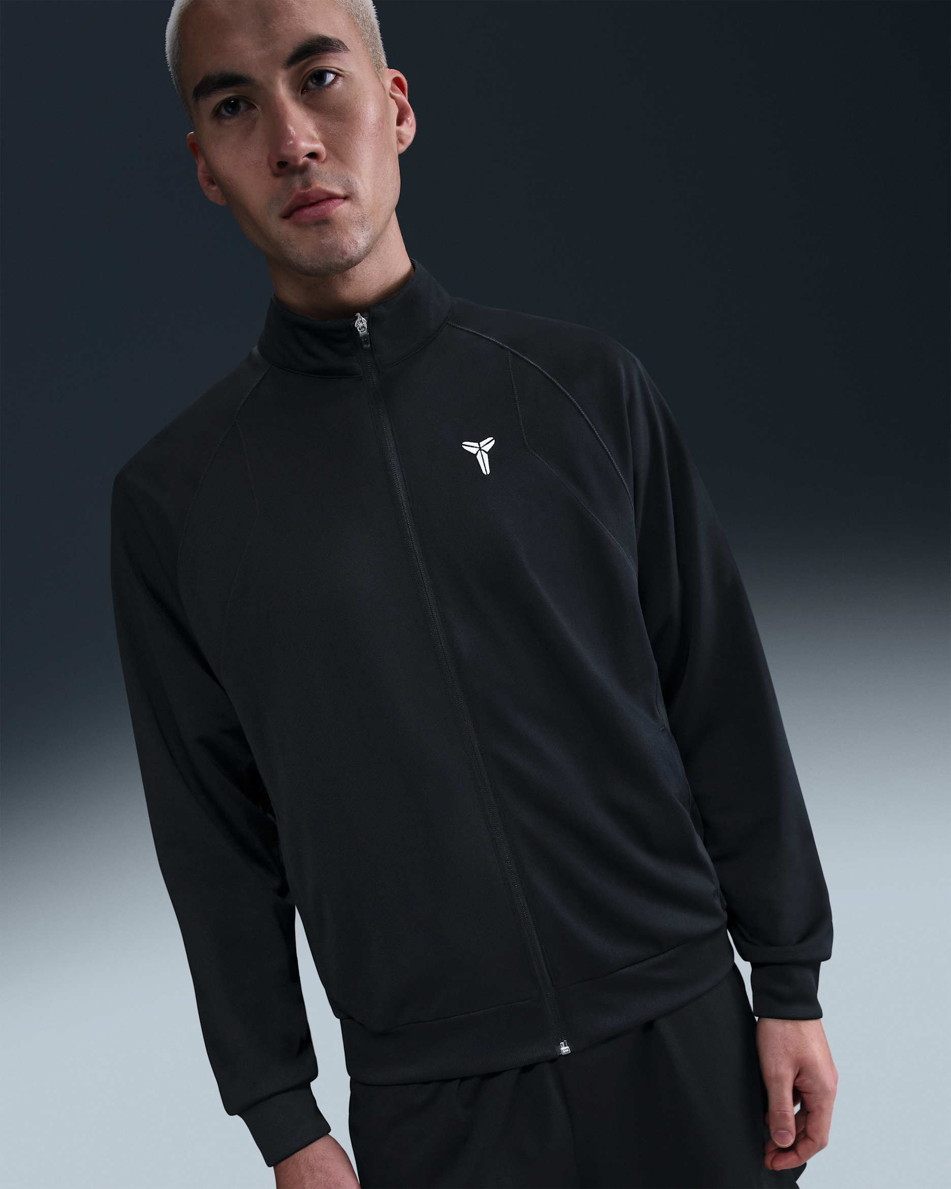 Kobe Dri-FIT Örgü Ceket - Siyah/Siyah/Beyaz