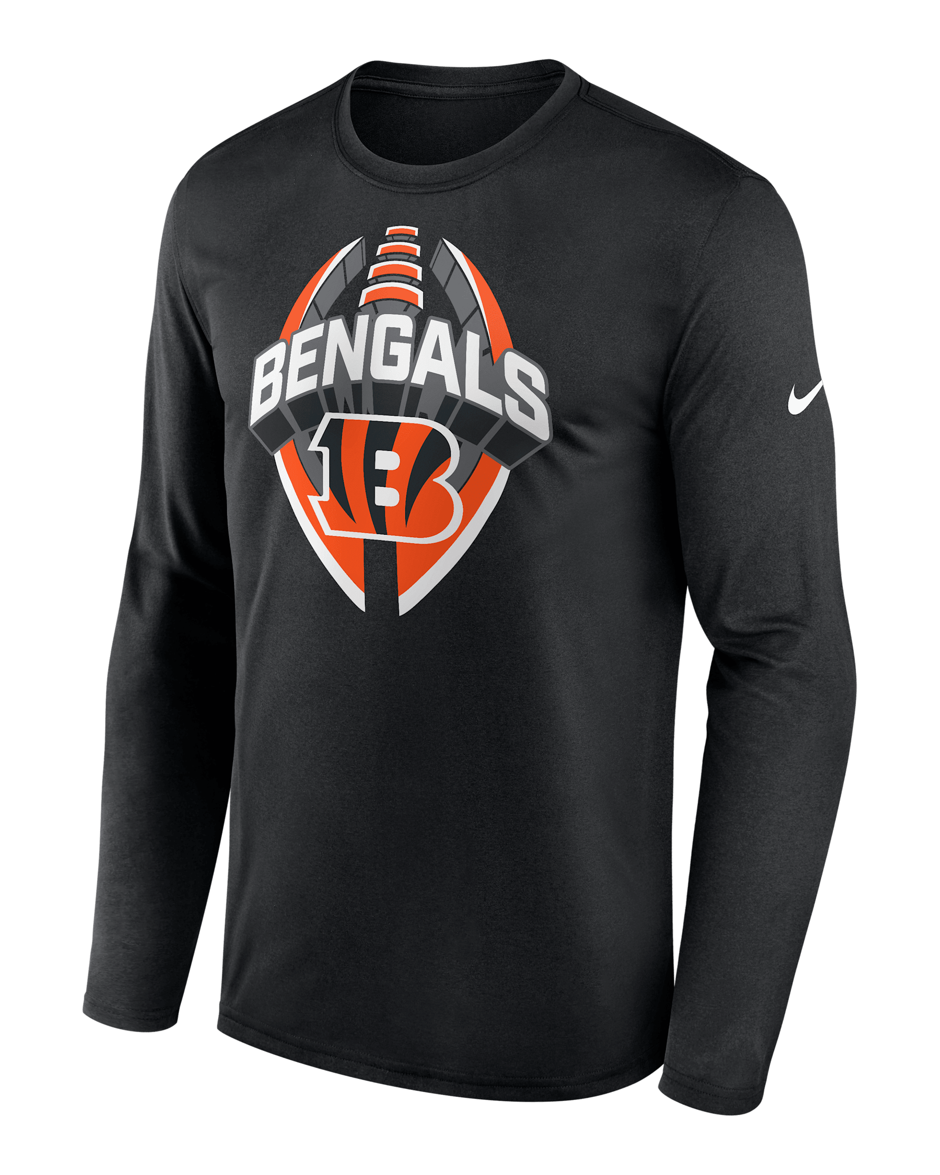 Cincinnati Bengals Legend Icon Men's Nike Dri-FIT NFL Long-Sleeve T-Shirt - Black