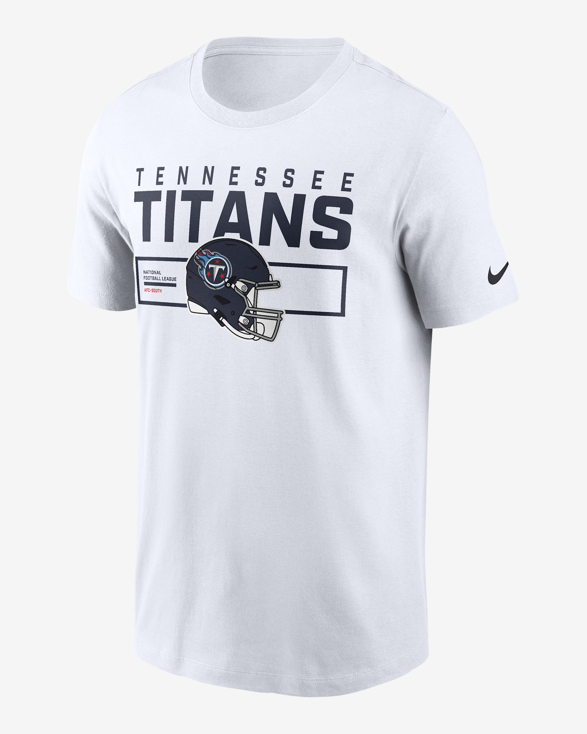 Tennessee Titans Helmet Essential Men's Nike NFL T-Shirt - White