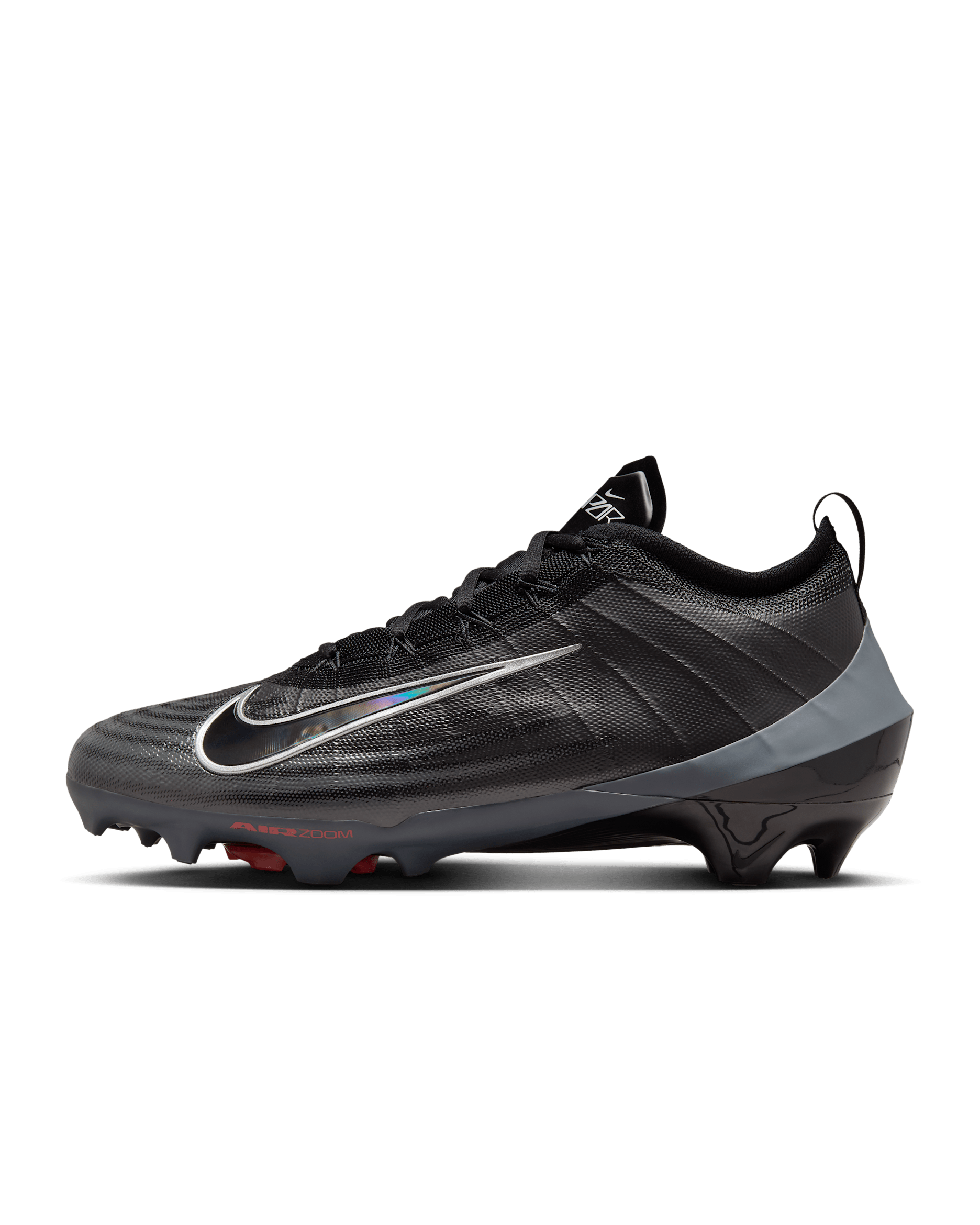 Tacos de fútbol americano Nike Vapor Elite 1 - Negro/Gris oscuro/Carmesí brillante/Negro