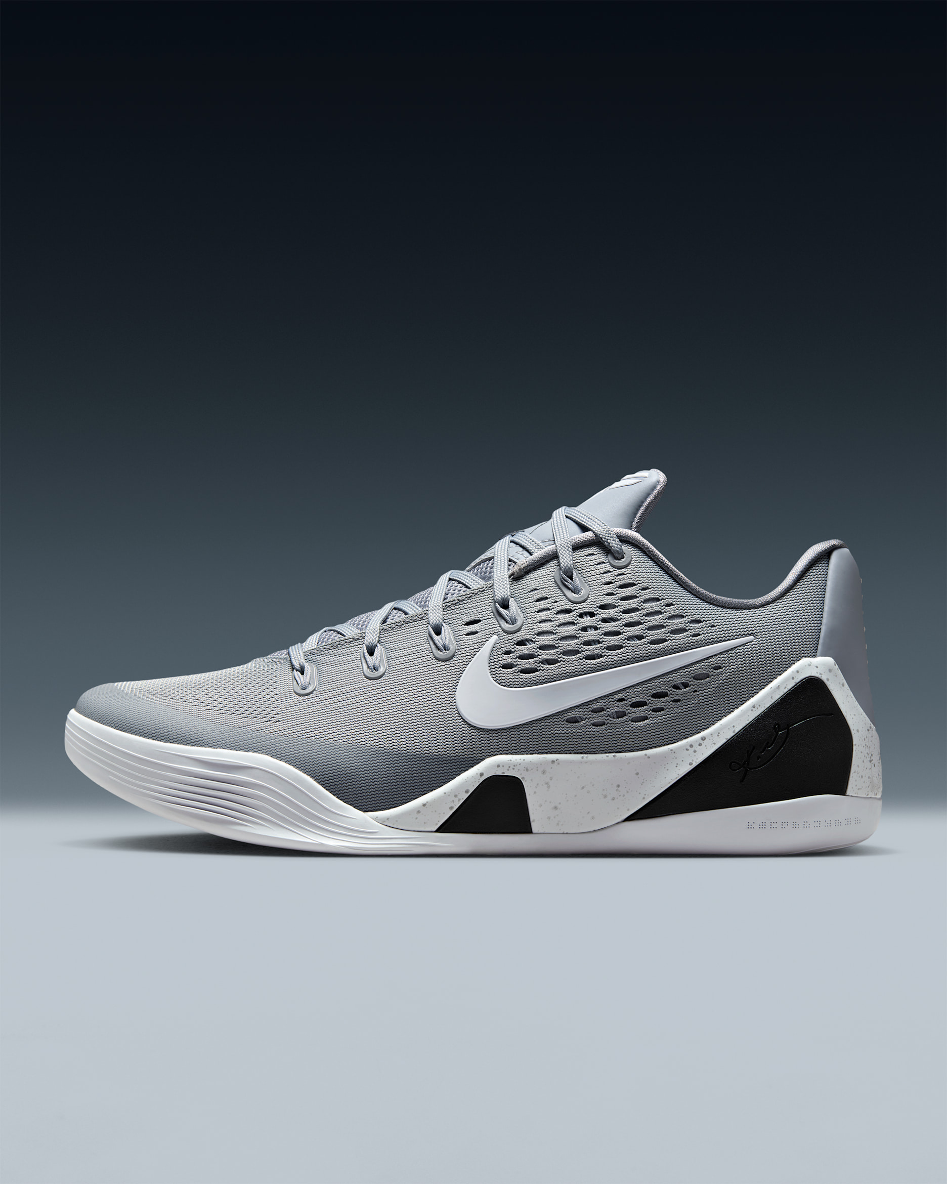 Kobe IX Elite Low EM Protro Basketball Shoes - Wolf Grey/White/White