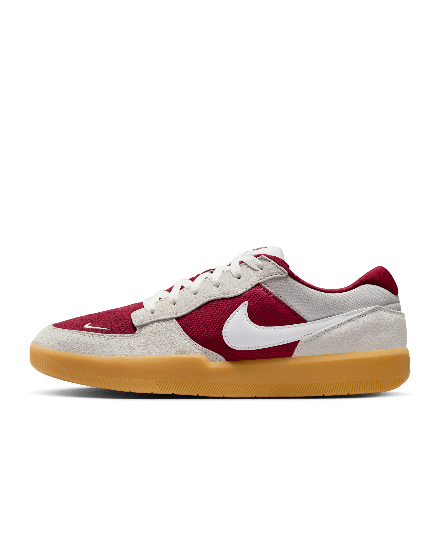 Nike SB Force 58 Skate Shoes - Team Red/Summit White/Gum Light Brown/White