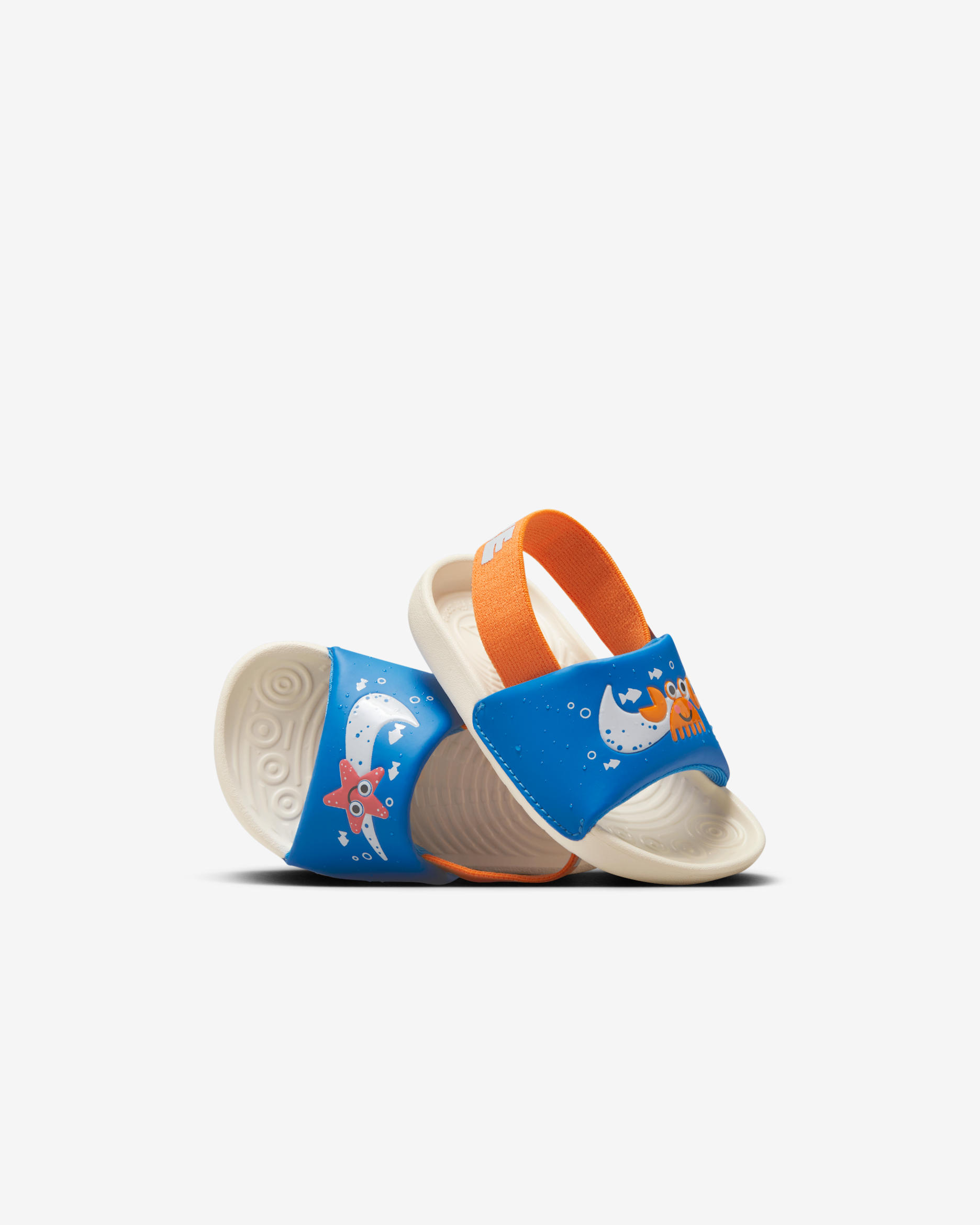 Chanclas para bebé e infantil Nike Kawa SE - Azul foto claro/Leche de coco/Azul universitario/Blanco
