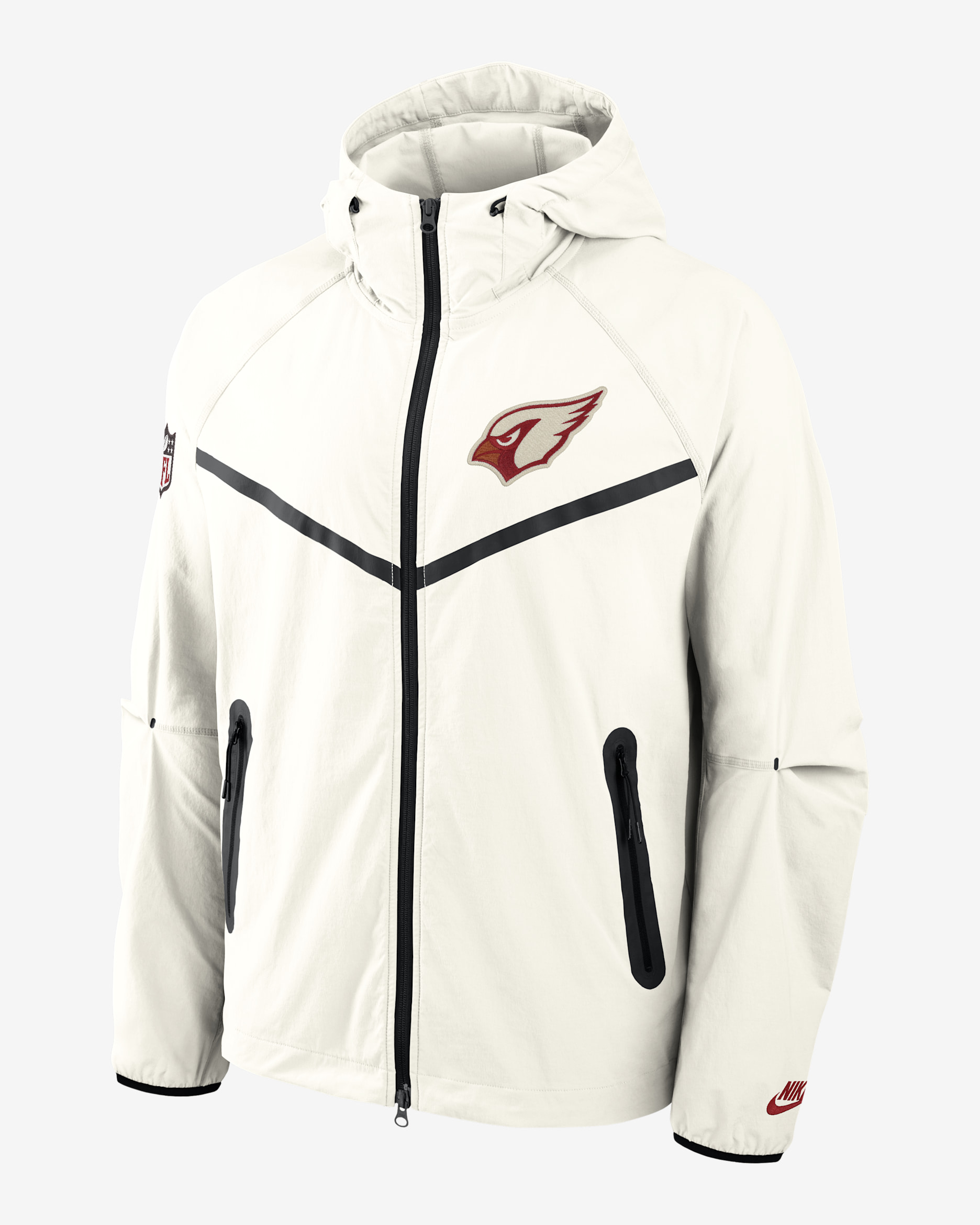 Arizona Cardinals Rivalries Collection Tech Men's Nike NFL Full-Zip Jacket - Cream